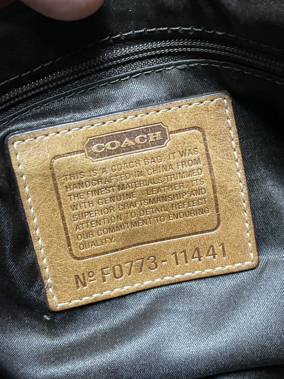 Coach Vintage Coach Signature Bleeker Shoulder Bag (46) Size ONE SIZE - 11 Thumbnail