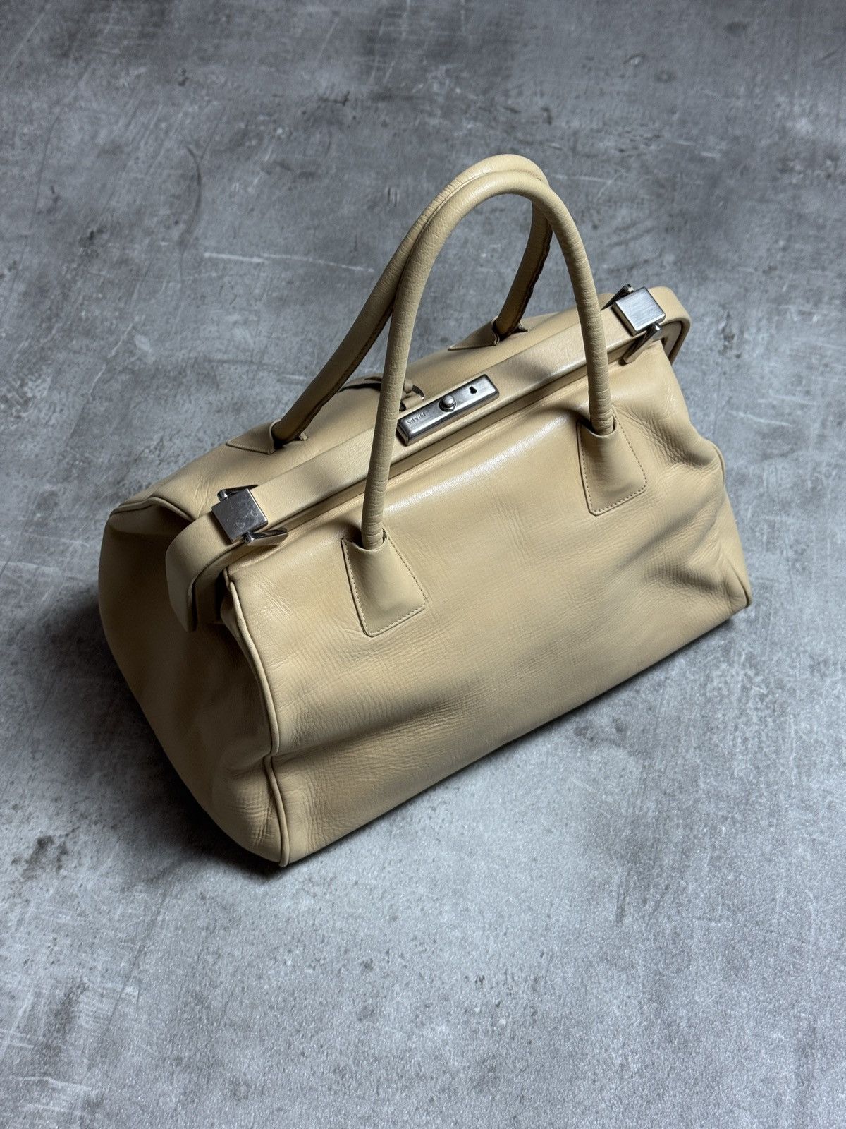Prada Prada Vintage Beige Doctor Style Bag Size ONE SIZE - 5 Thumbnail