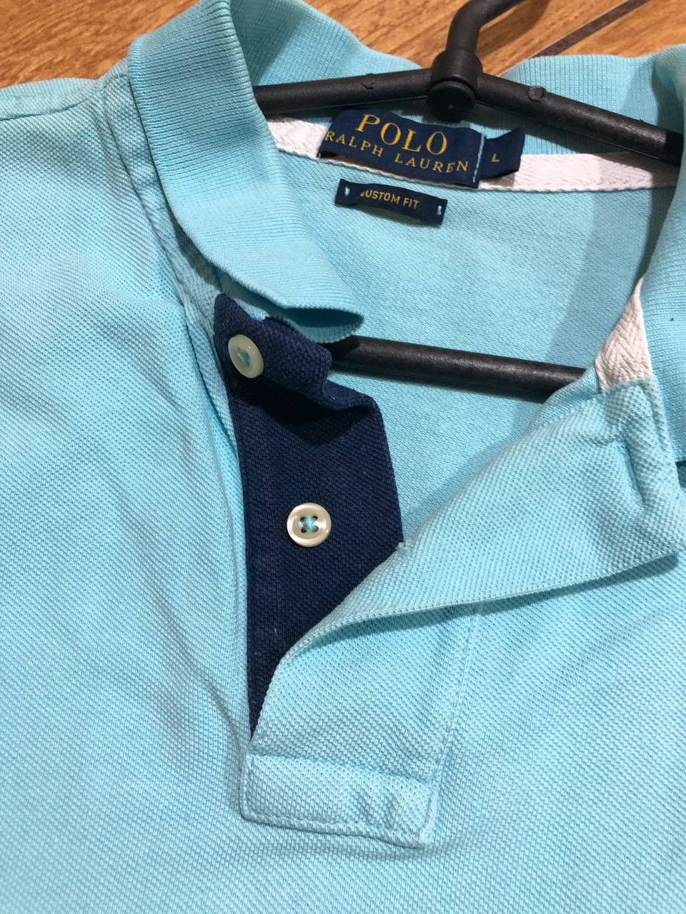 Polo Ralph Lauren Vintage Polo Ralph Lauren Custom Fit Polo Size L Size US L / EU 52-54 / 3 - 12 Thumbnail
