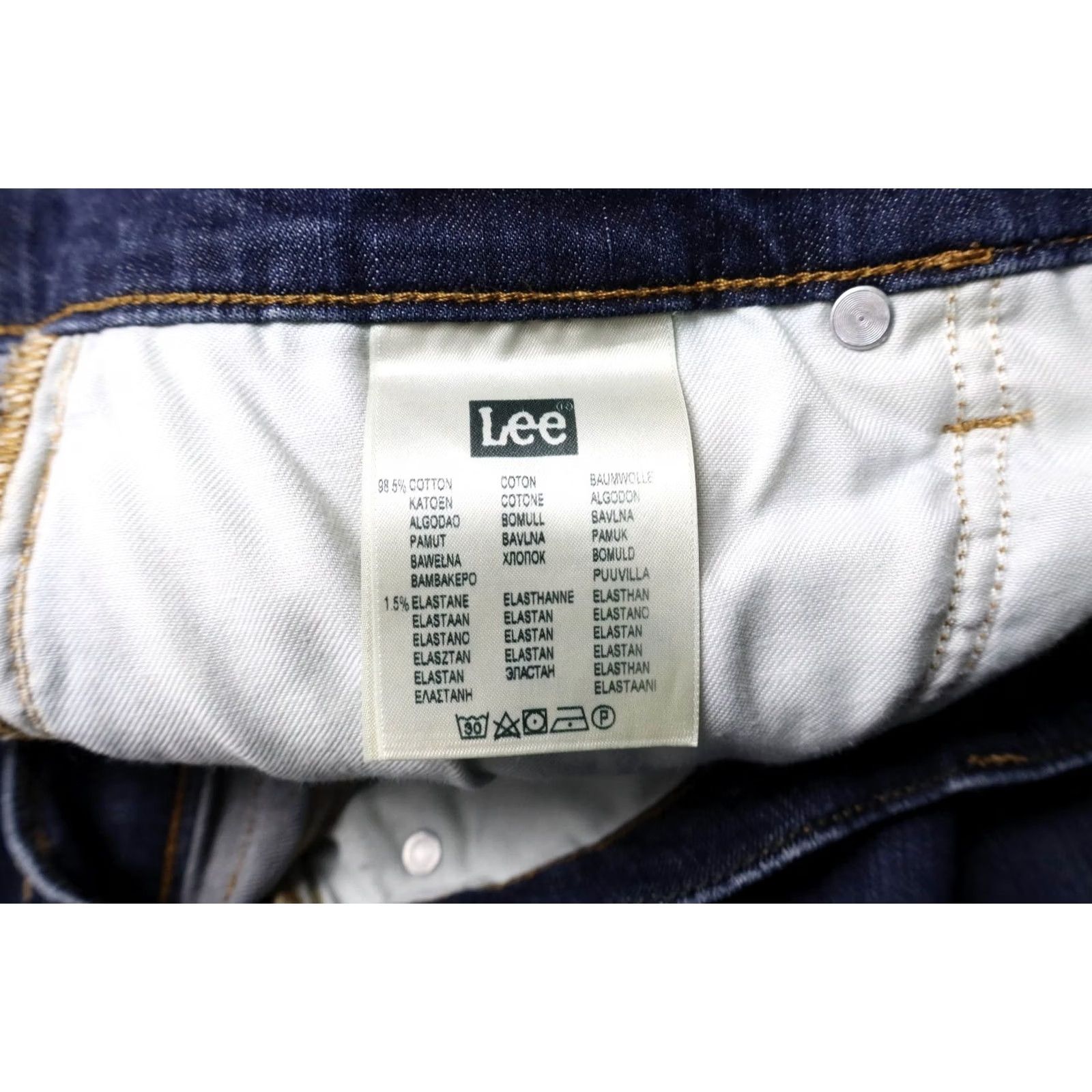 Lee LEE Luke Jeans Men's Slim Blue W32/L34 Zip Fly Stretch Funked 90s? Size US 32 / EU 48 - 6 Thumbnail