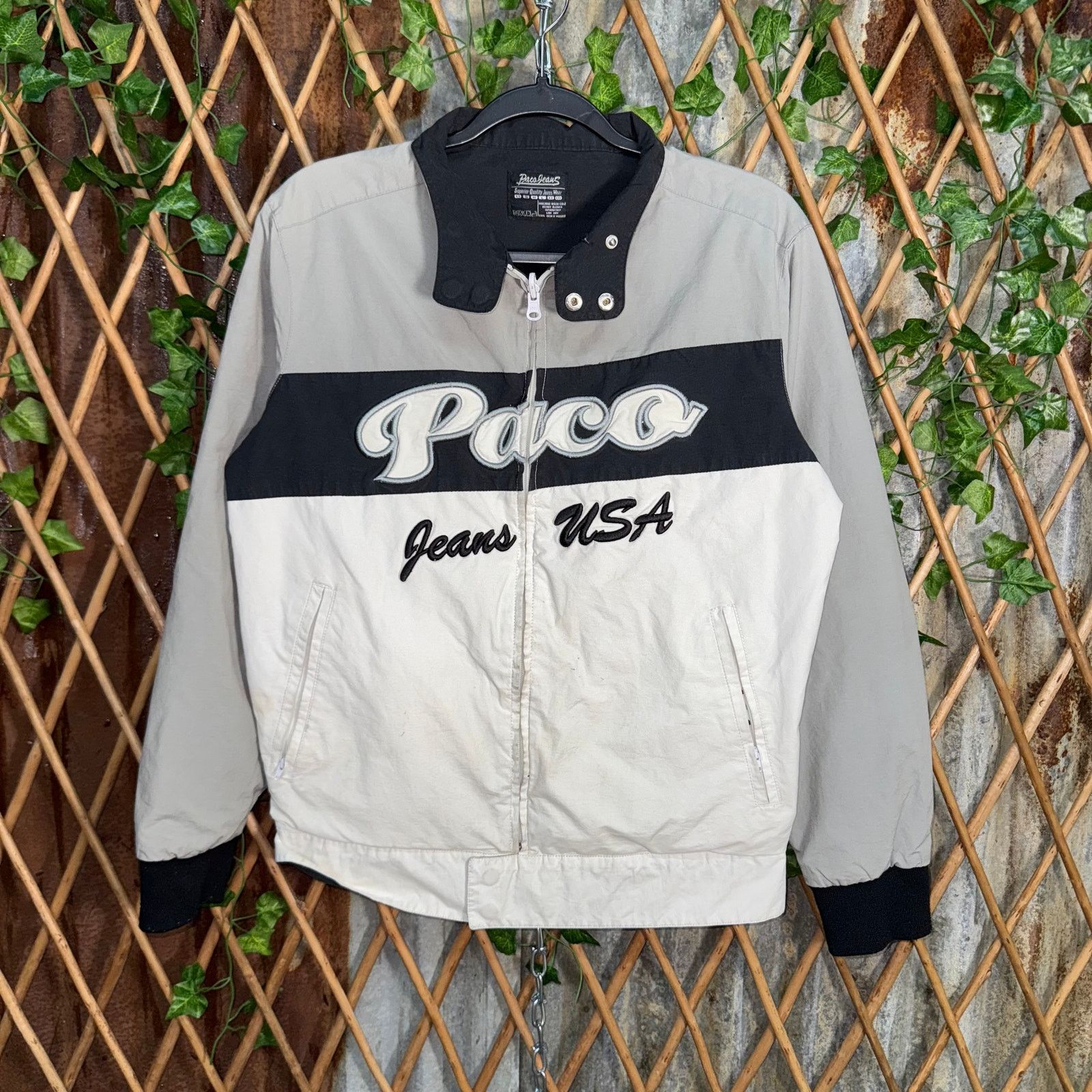 Paco Rabanne Vintage Y2K PACO jeans 90s embroider reversible windbreaker Size US S / EU 44-46 / 1 - 1 Thumbnail