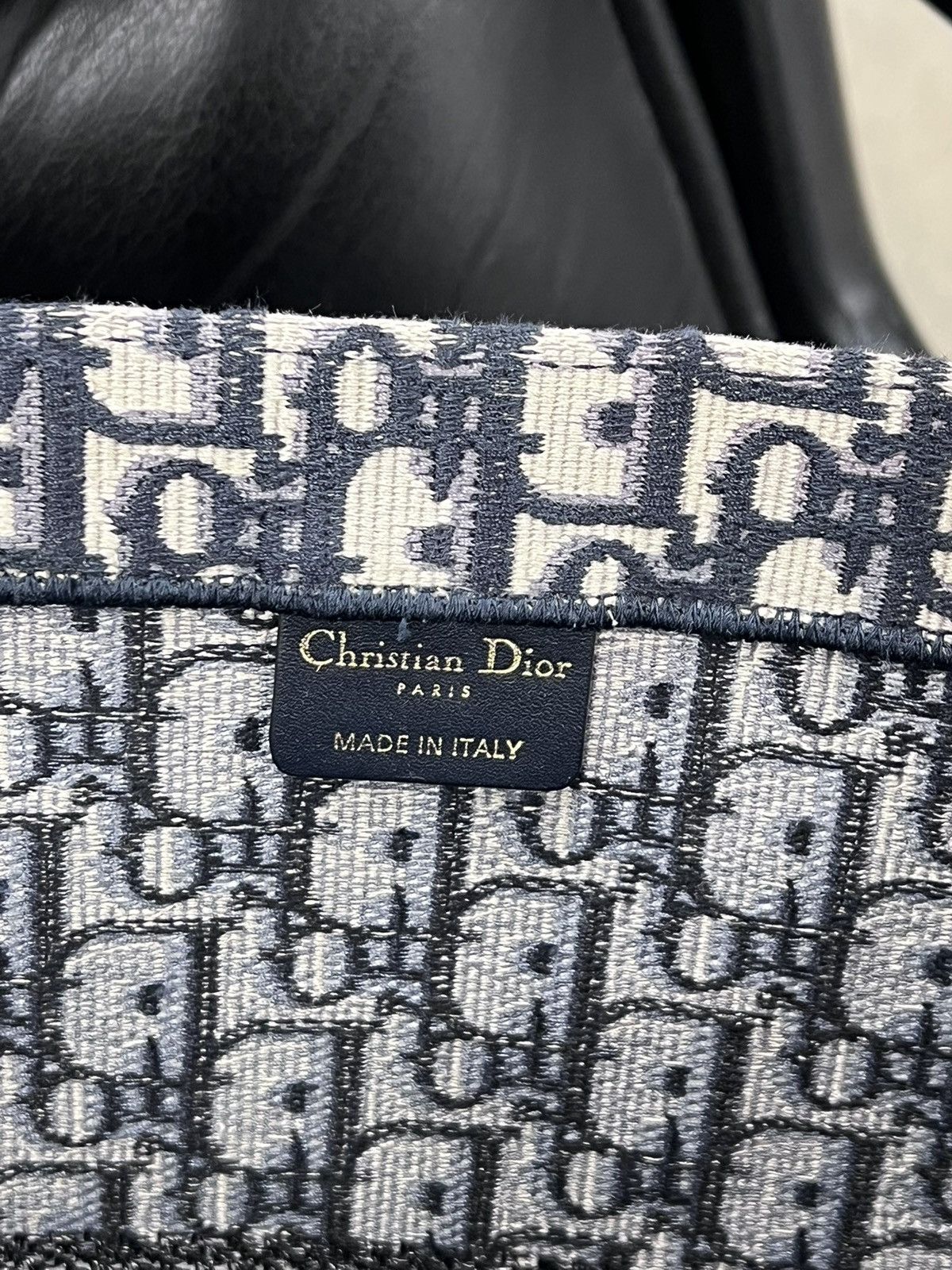 Dior Dior Oblique Medium Book Tote Blue Size ONE SIZE - 7 Thumbnail