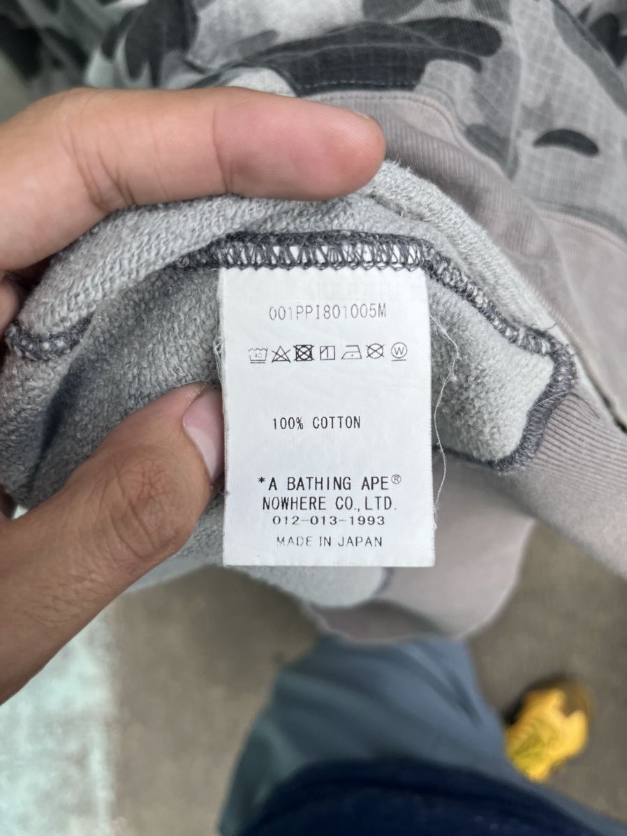 Bape Grid Camo Pull Over Hoodie Size US XXL / EU 58 / 5 - 12 Thumbnail