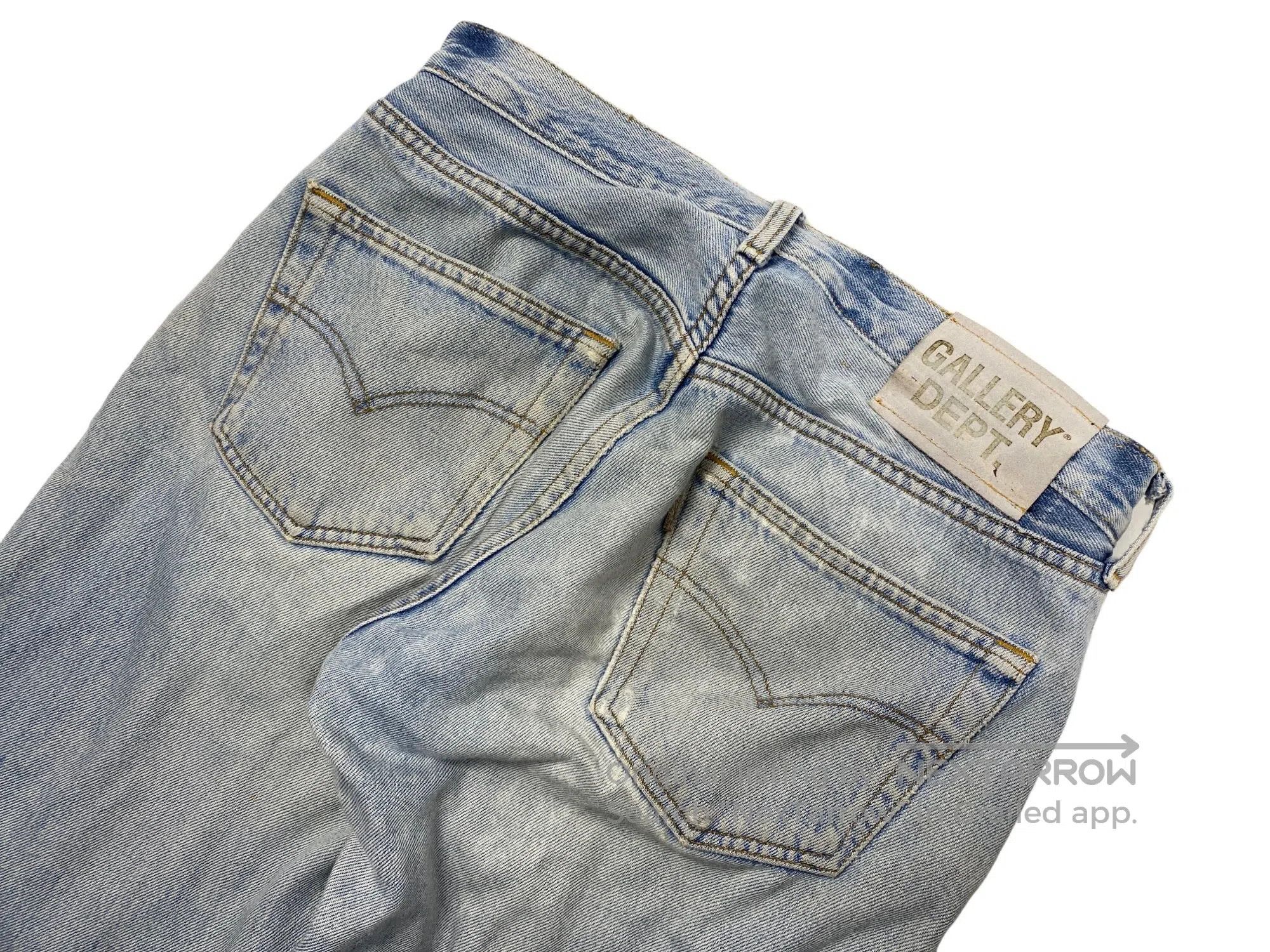 Gallery Dept. GALLERY DEPT. Washed Blue Denim Pants Size US 30 / EU 46 - 6 Thumbnail