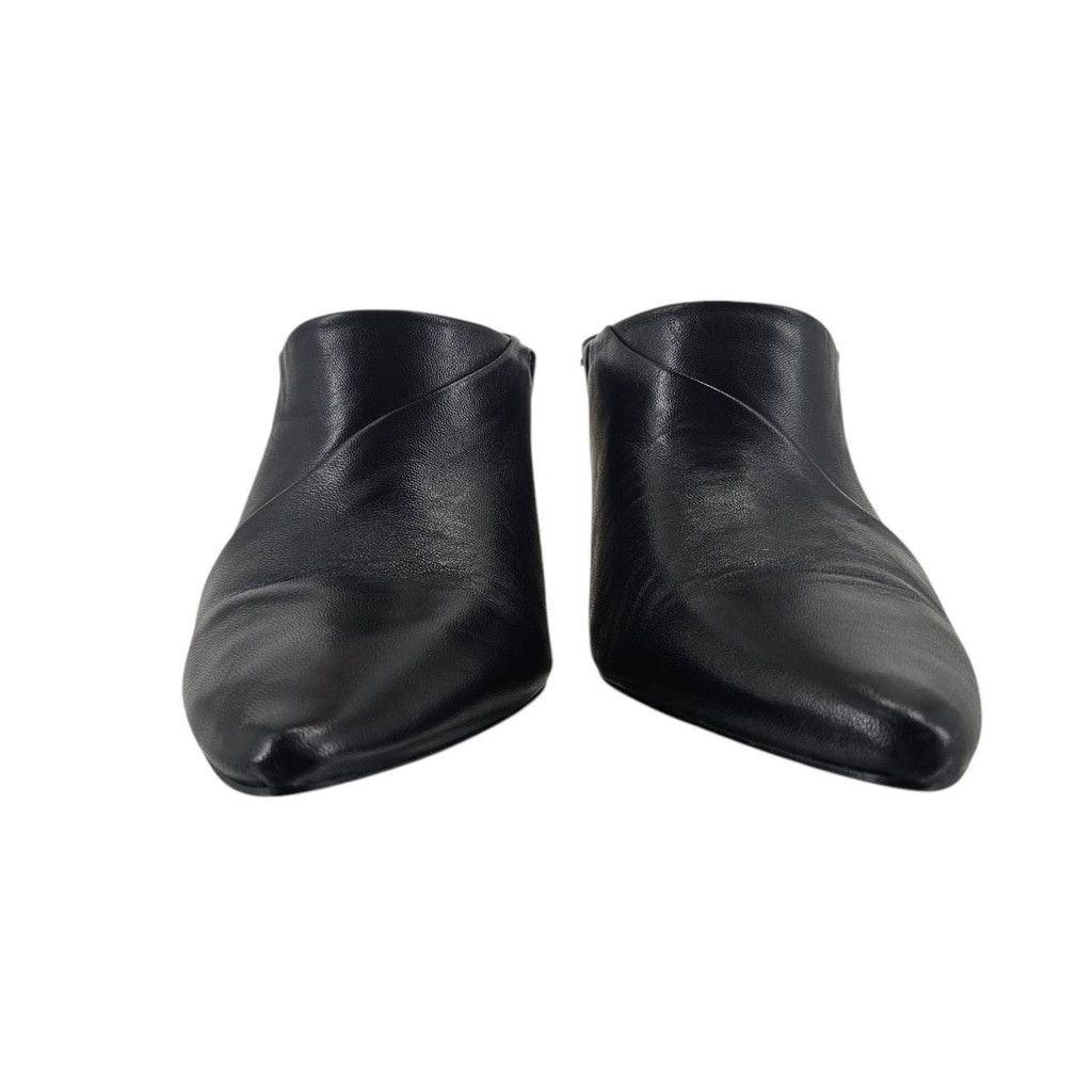 Ganni Black & Gold Leather Gianni Binni Mules Size US 9 / IT 39 - 2 Thumbnail
