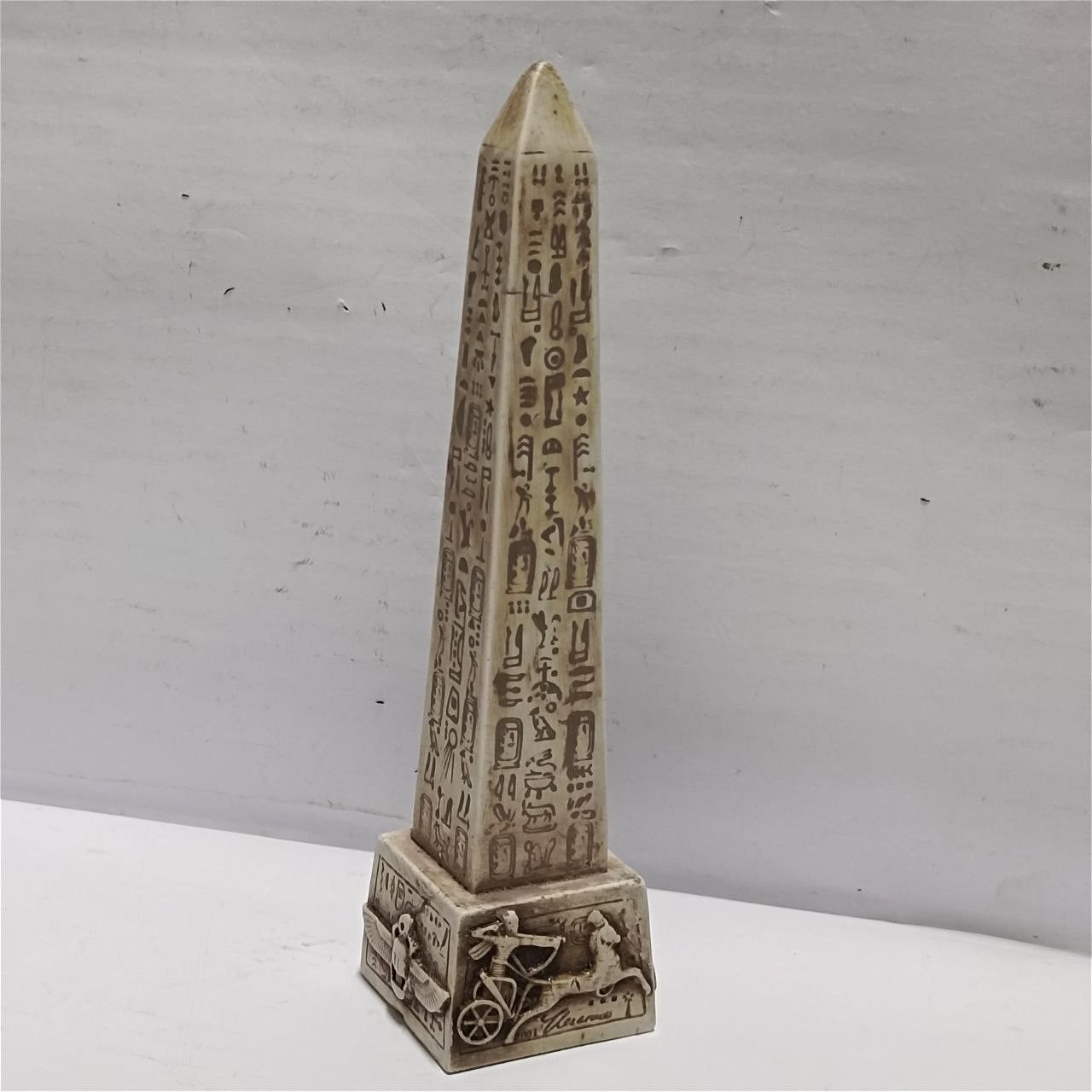 Handmade Egyptian Obelisk Statue – Ancient Hieroglyphic Decor Size ONE SIZE - 8 Thumbnail
