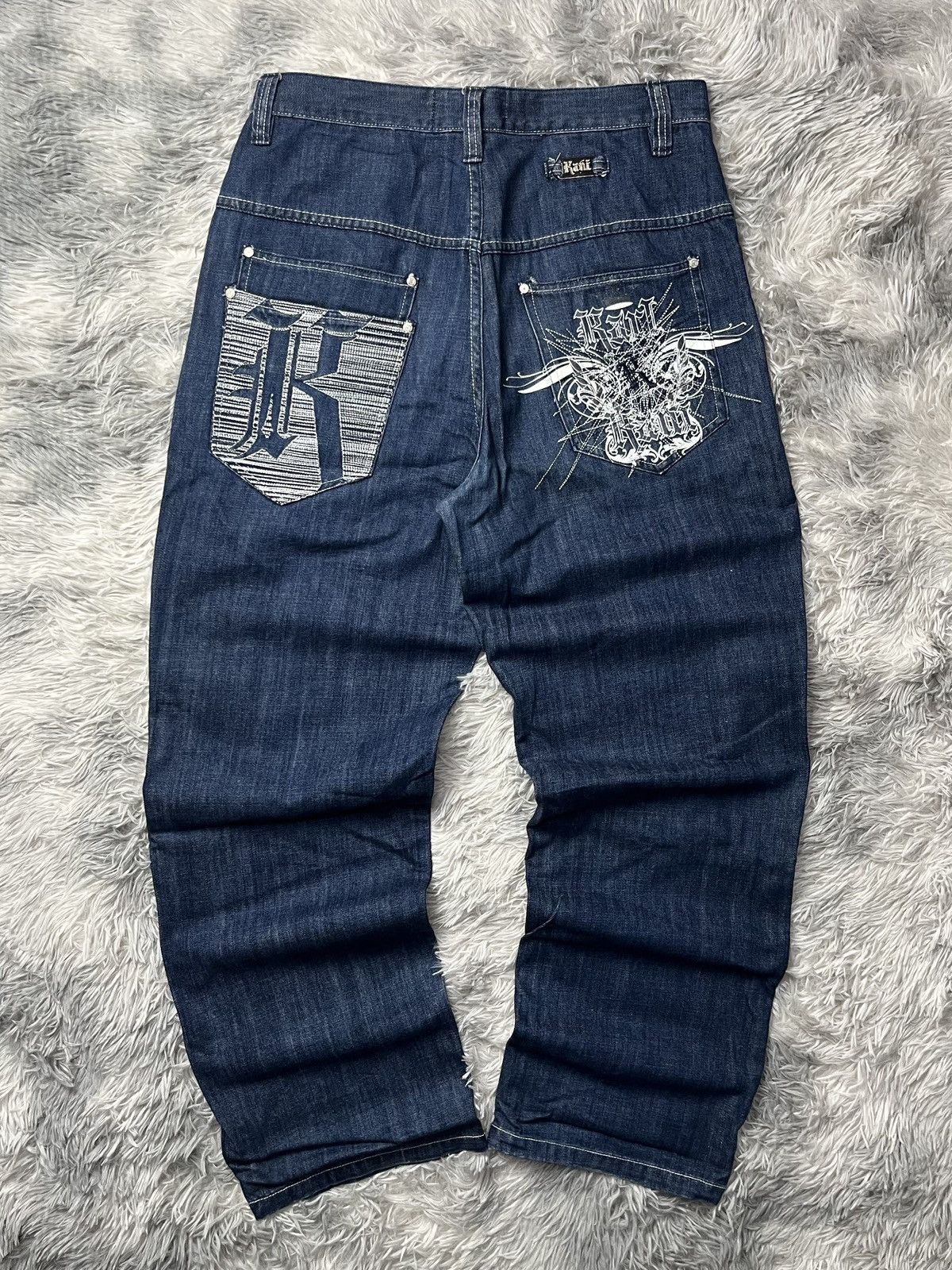 Karl Kani Vintage Karl kani jeans big logo Size US 36 / EU 52 - 6 Thumbnail