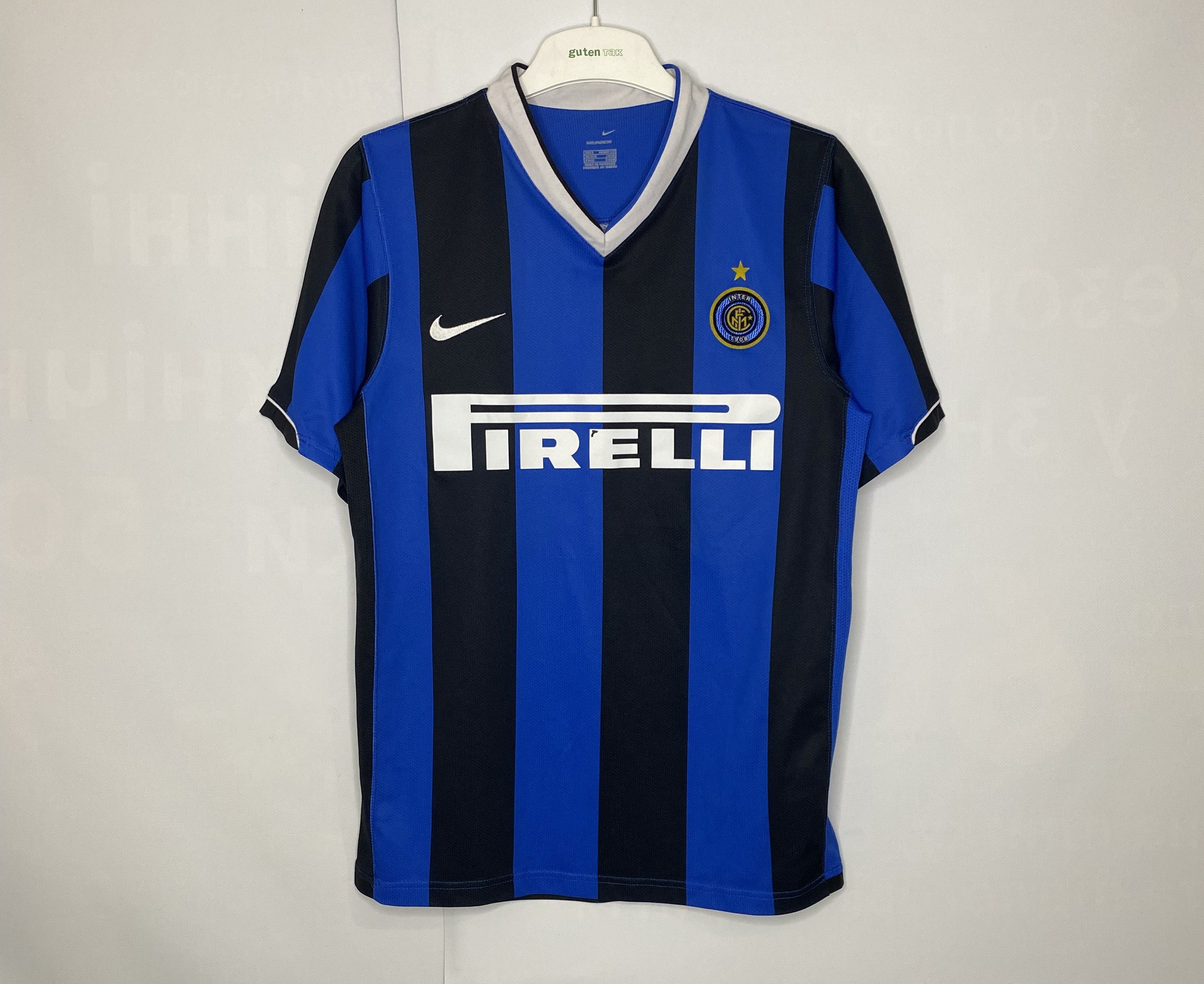 Nike INTER MILAN 2006 2007 HOME FOOTBALL SHIRT SOCCER JERSEY Size US S / EU 44-46 / 1 - 1 Thumbnail