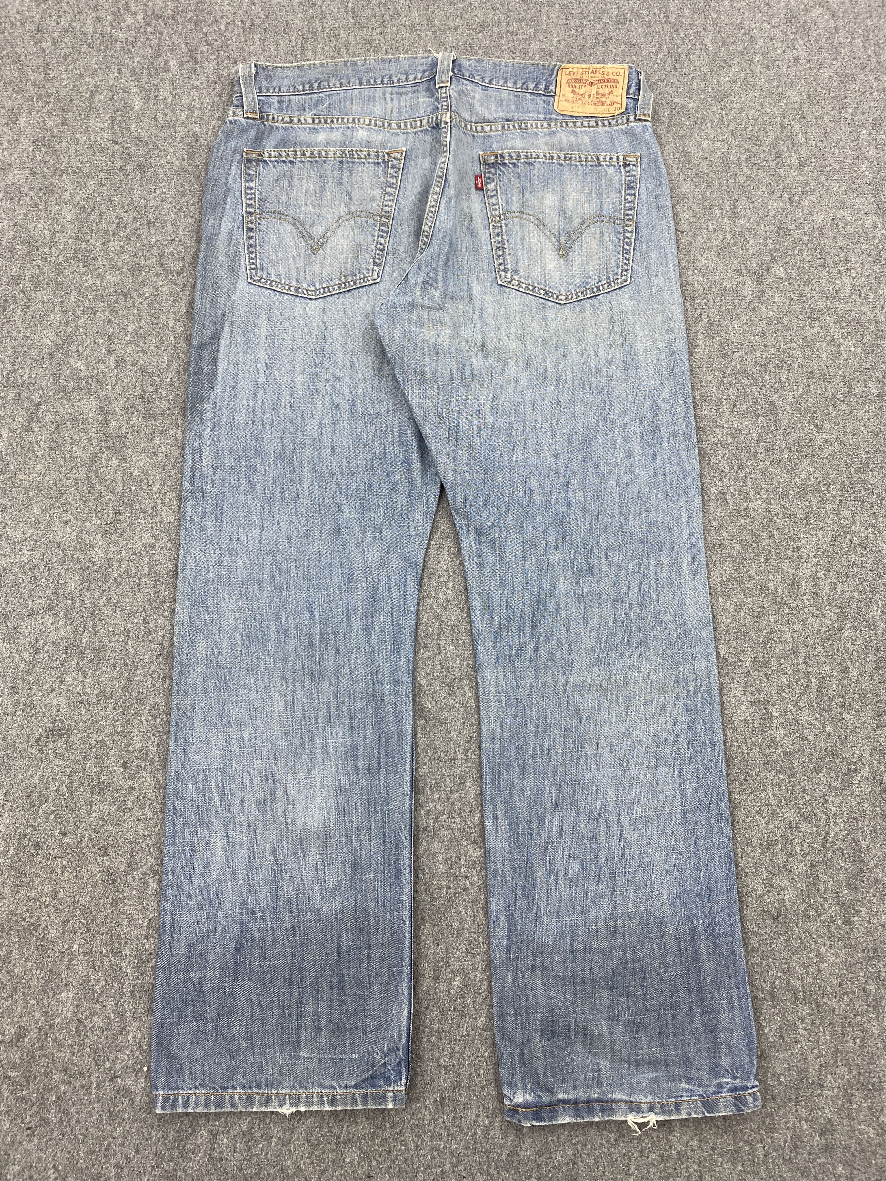Levi's × Vintage Vintage Levis 514 Slim Straight Jeans Size US 36 / EU 52 - 3 Thumbnail