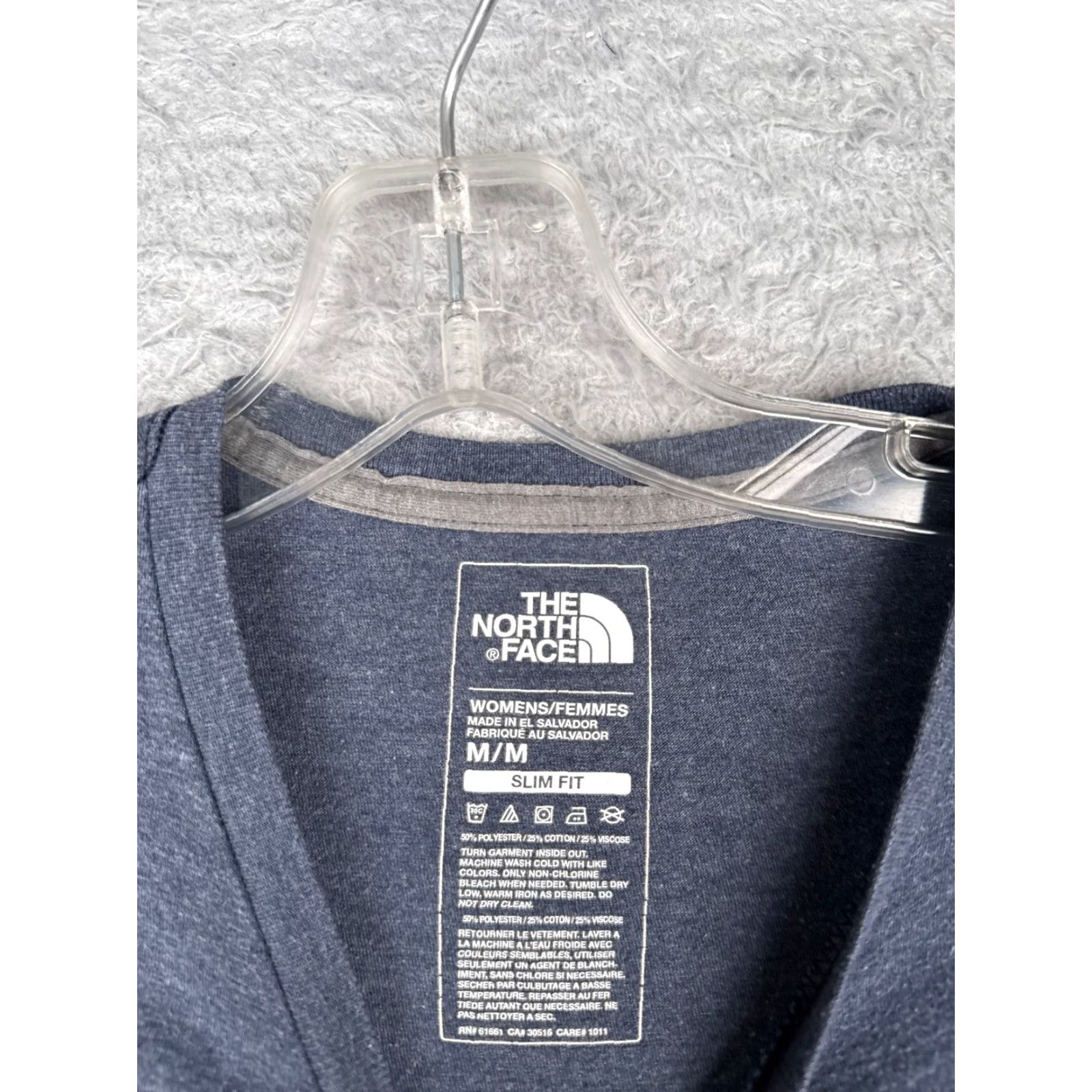 The North Face The North Face Shirt Women Medium Blue Crew Short Sleeve Slim Cotton Blend USA Size M / US 6-8 / IT 42-44 - 7 Thumbnail