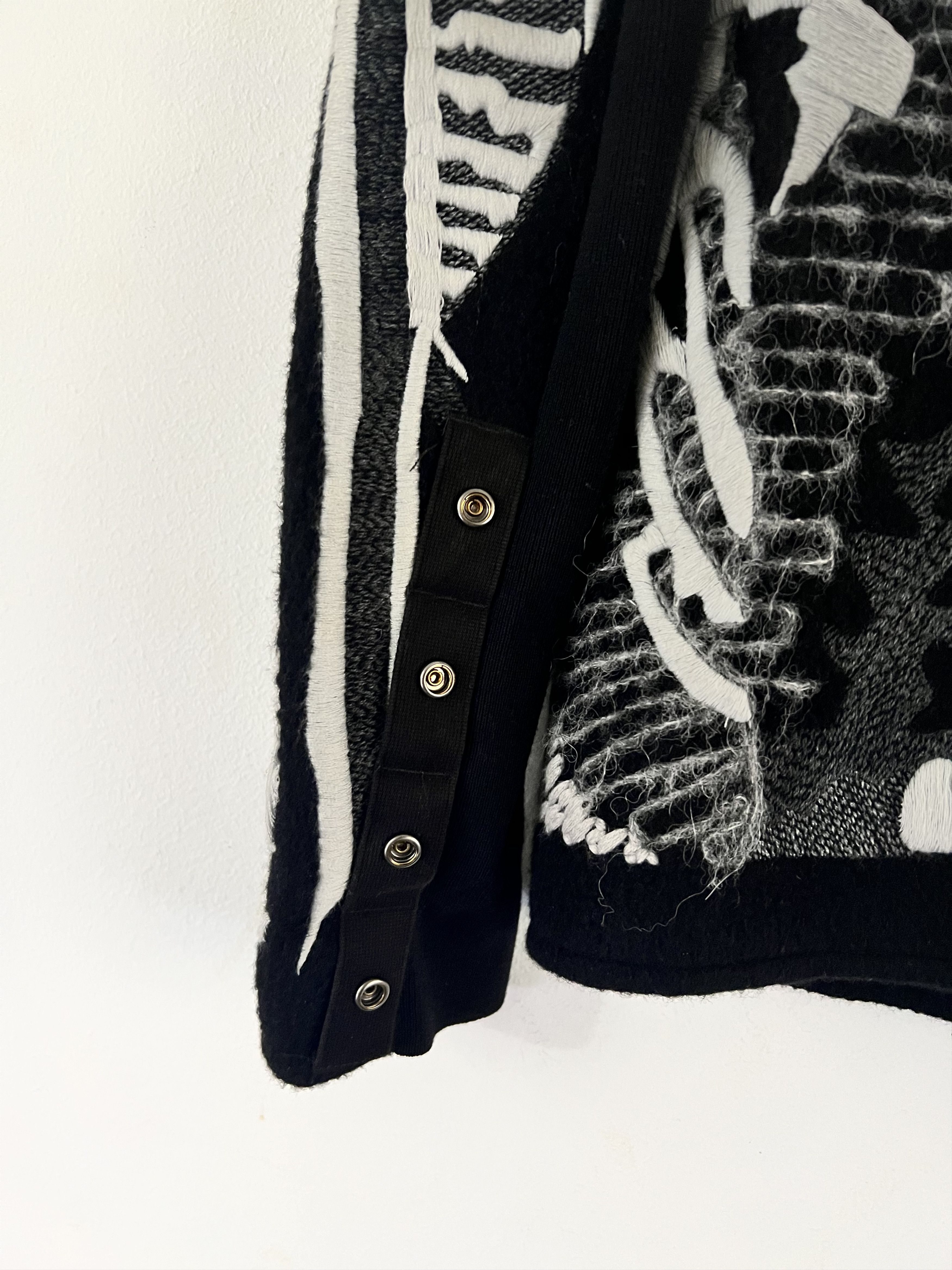 Rick Owens Runway MOODY FW14 Cashmere Embroidered Size S / US 4 / IT 40 - 7 Thumbnail