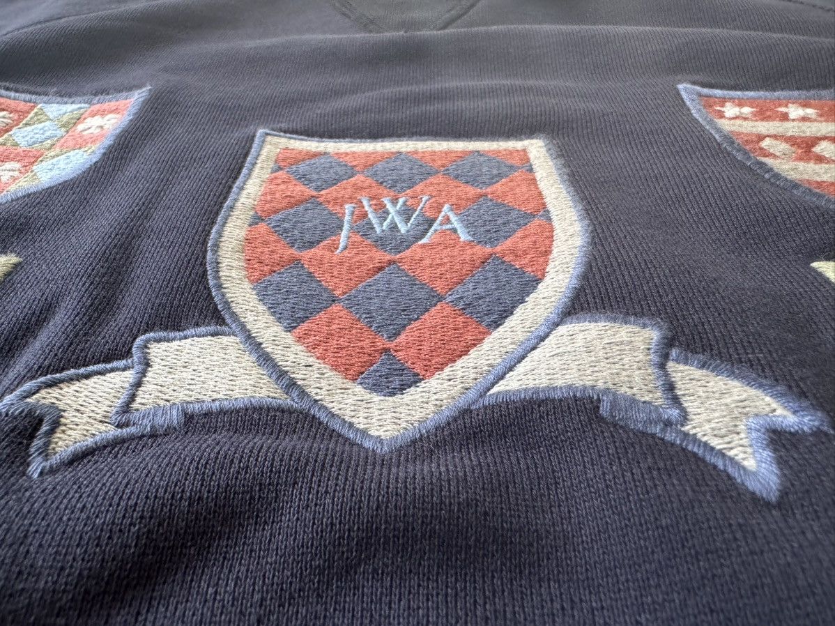 JW Anderson × Uniqlo Small JW Anderson Sweatshirt Navy Coat of Arms Crest Shirt Size US S / EU 44-46 / 1 - 8 Thumbnail