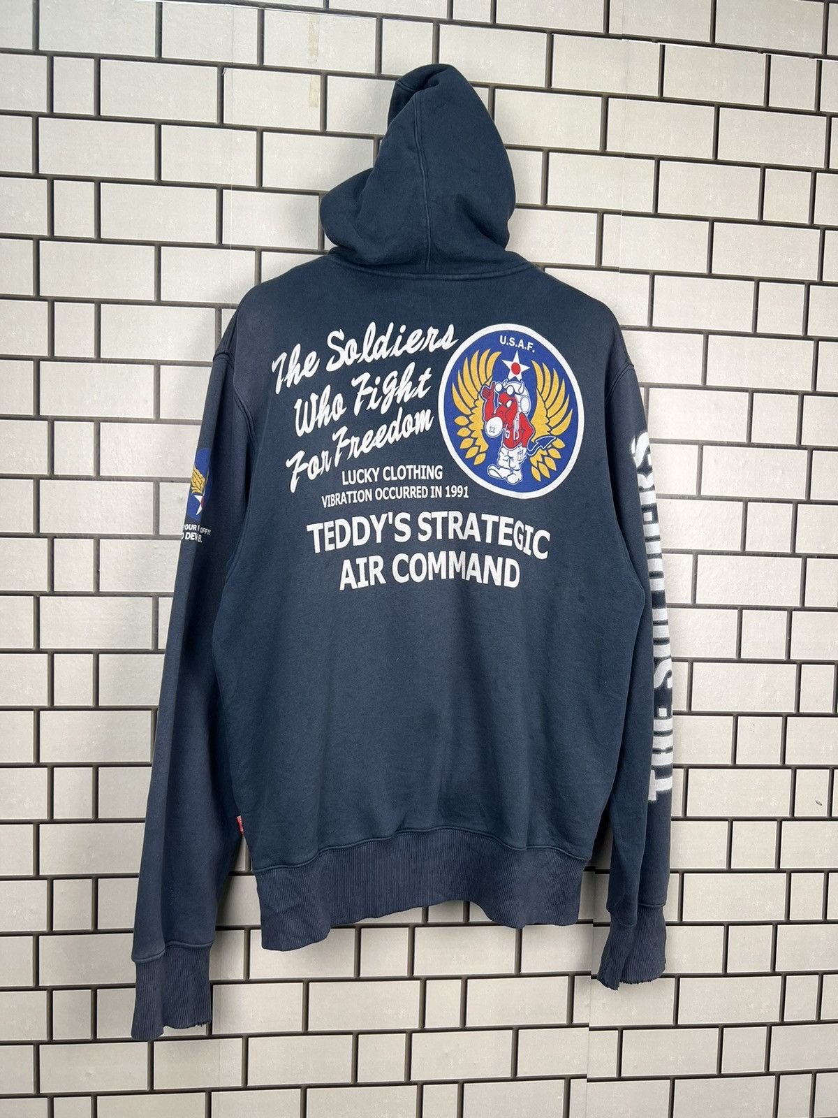 Tedman × Vintage Vintage Ted Company Tedman’s U.S Air Force Hoodie Size US L / EU 52-54 / 3 - 8 Thumbnail