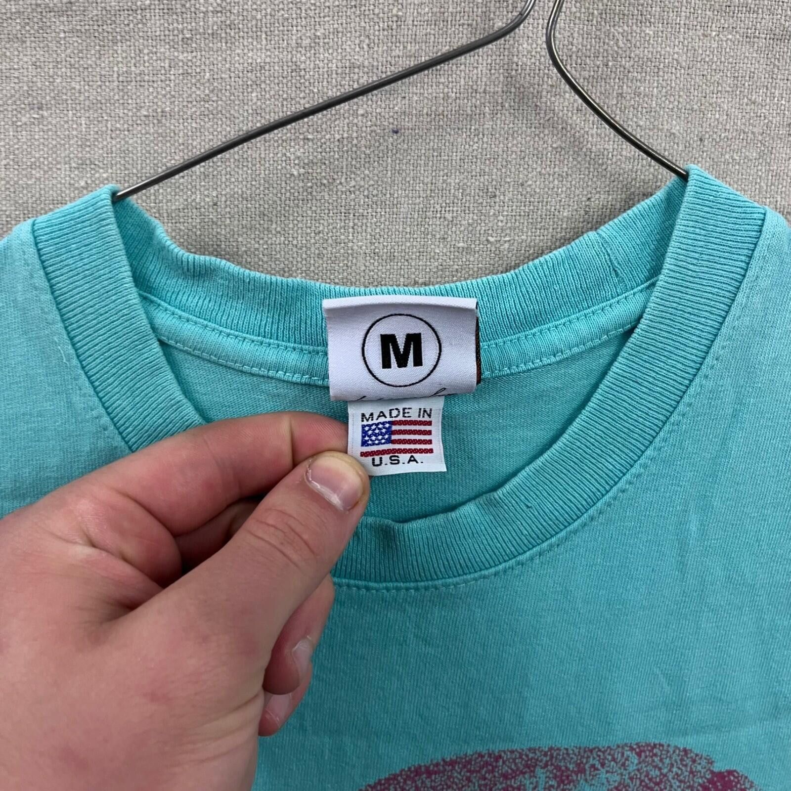 Other WhoJungWoo x Kasina Teal Graphic T-Shirt Men Medium Made in Size US M / EU 48-50 / 2 - 5 Thumbnail