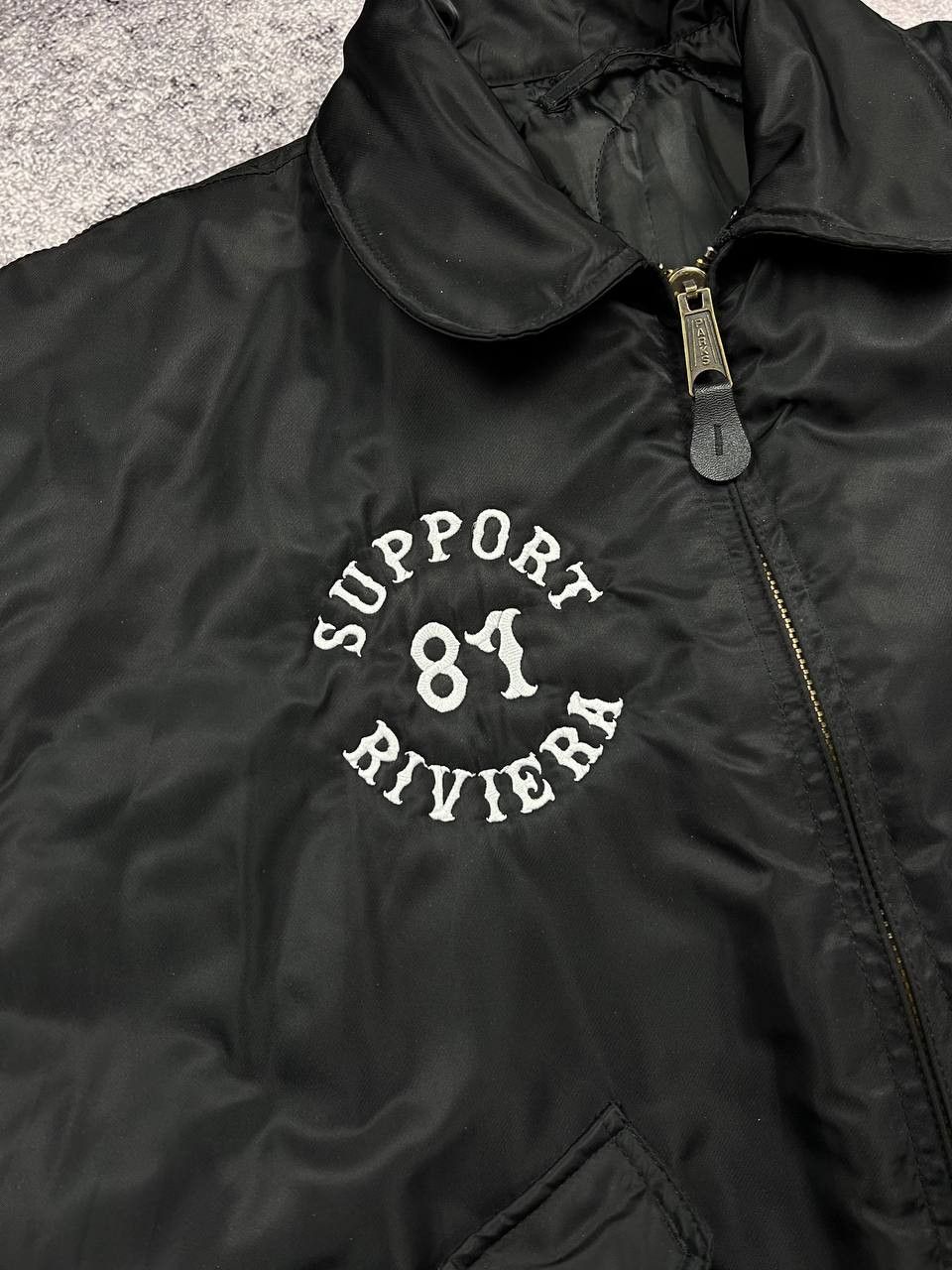 Vintage Vintage Bomber MA-1 Support Riviera 90S Streetwear Size US L / EU 52-54 / 3 - 6 Thumbnail