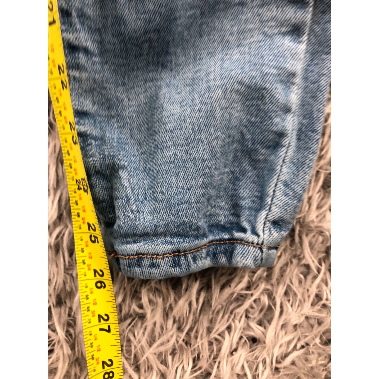 Zara Zara Skinny Jeans Size 4 Womens Medium Wash Blue Flaw Size 27" / US 4 / IT 40 - 3 Thumbnail