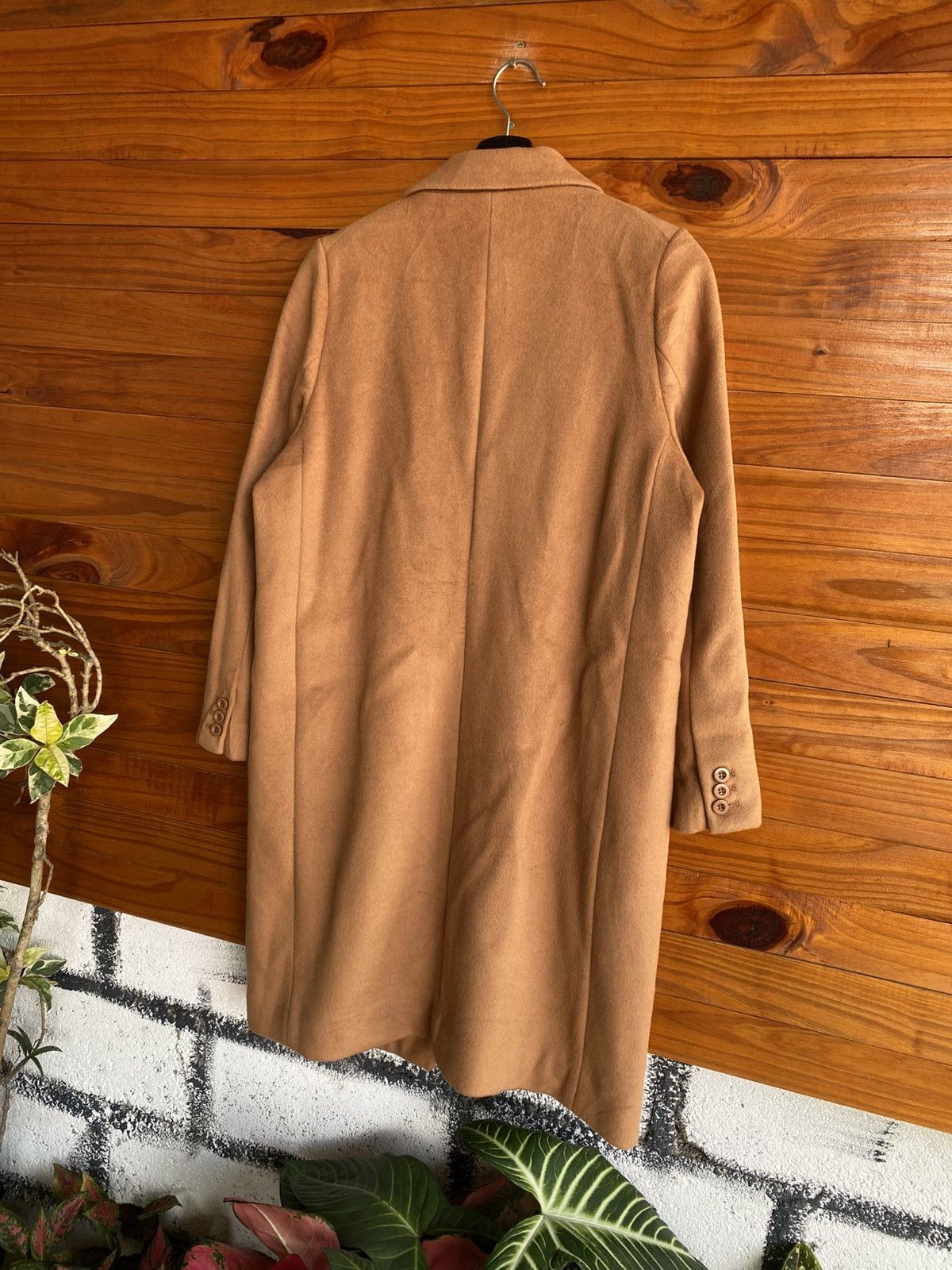 Japanese Brand Mila Owen Camel Wool Blend Tailored Coat | Japanese Fashion Size S / US 4 / IT 40 - 11 Thumbnail