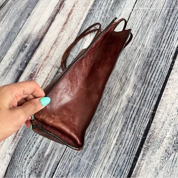 Wilsons Leather Vintage Wilson’s Leather Brown Leather Shoulder Bag Size ONE SIZE - 7 Thumbnail