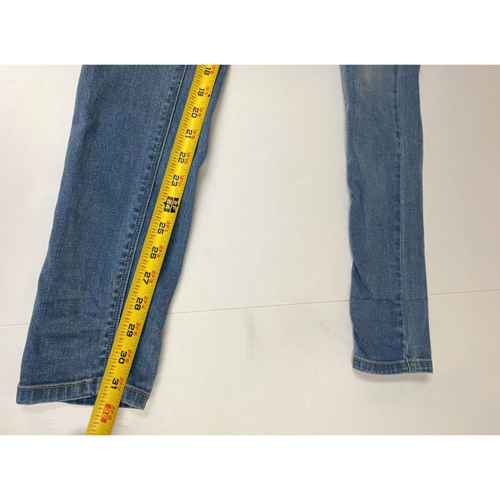 Zara Zara Jeans 6 Skinny Blue Light Trafaluc Denim Zip Pockets Cropped Size 28" / US 6 / IT 42 - 7 Thumbnail