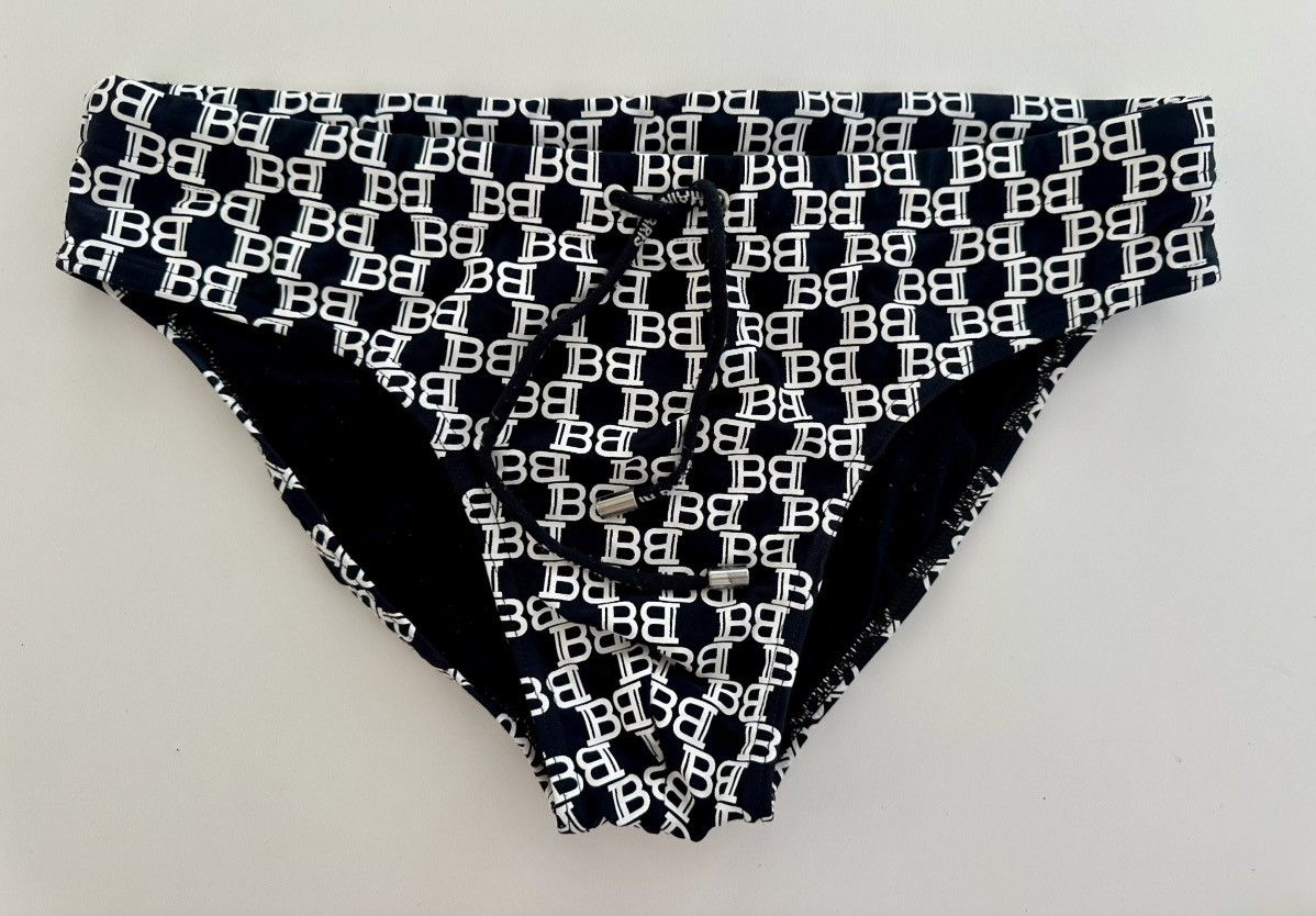 Balmain Balmain Logo Swimwear briefs Size US 31 - 1 Thumbnail