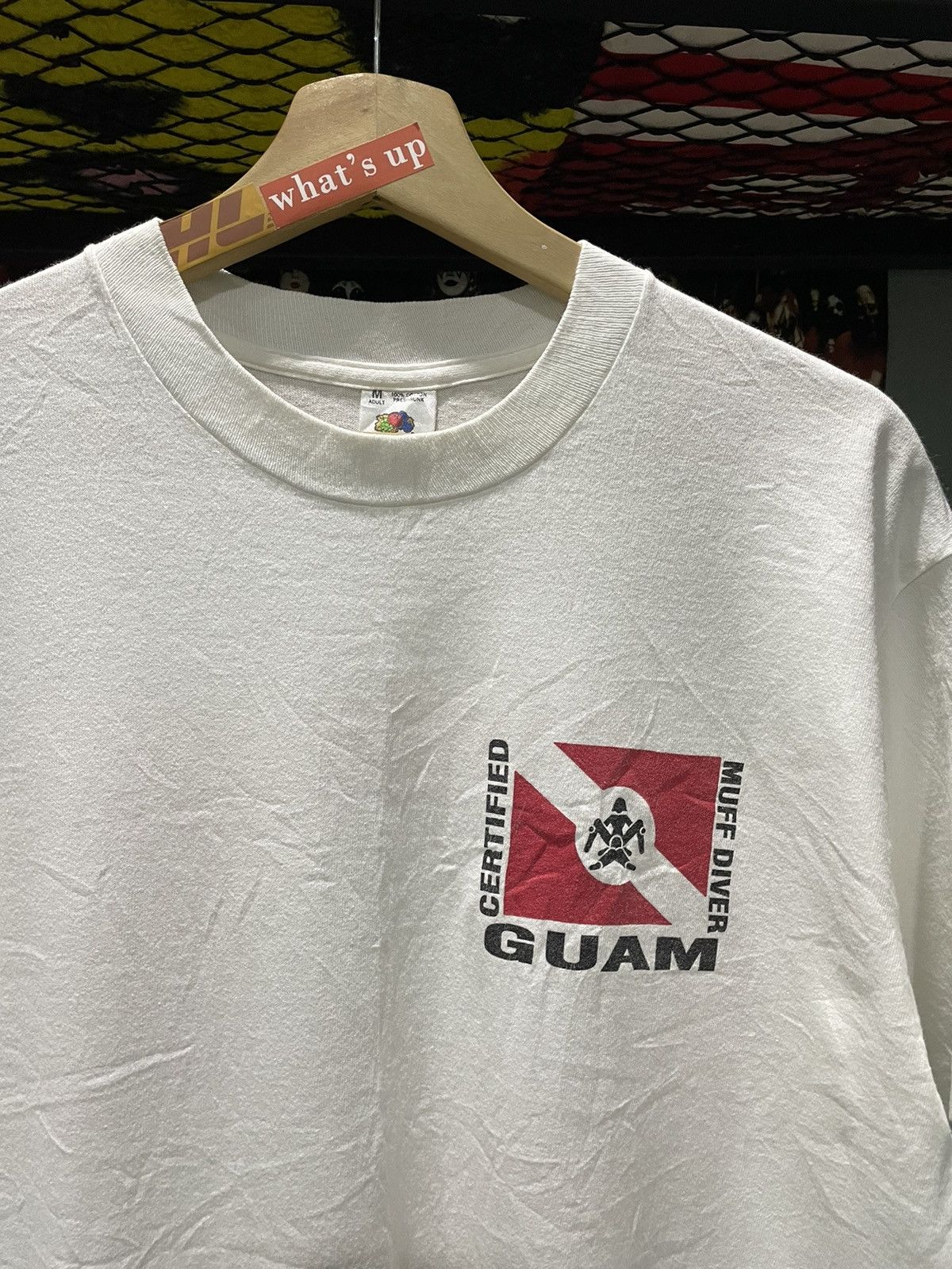 Vintage Vintage 90s Nuff Diver Instructor Tee Size US M / EU 48-50 / 2 - 2 Thumbnail