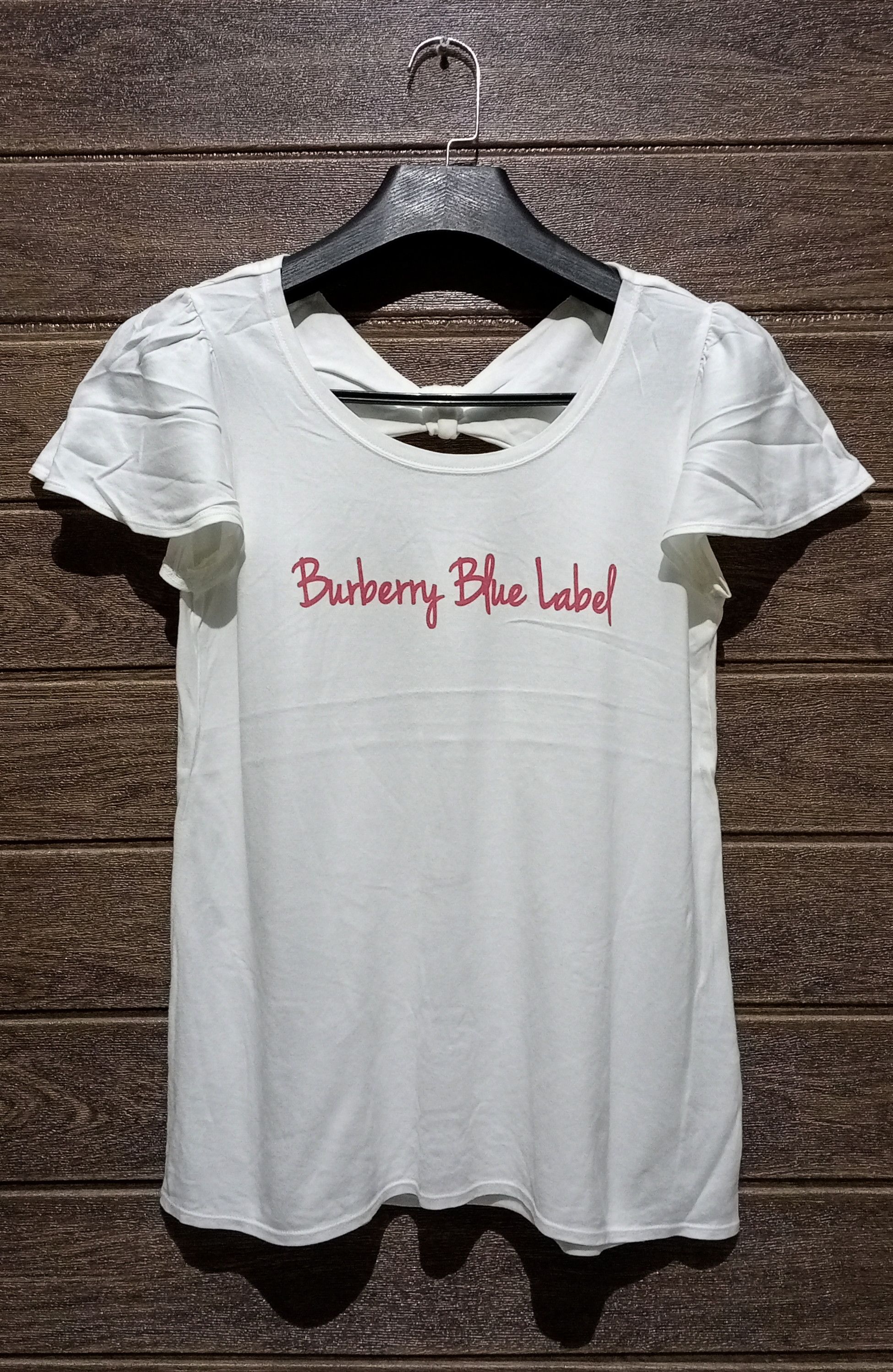 Burberry Burberry Blue Label Female Spellout Tee Size XS / US 0-2 / IT 36-38 - 1 Thumbnail