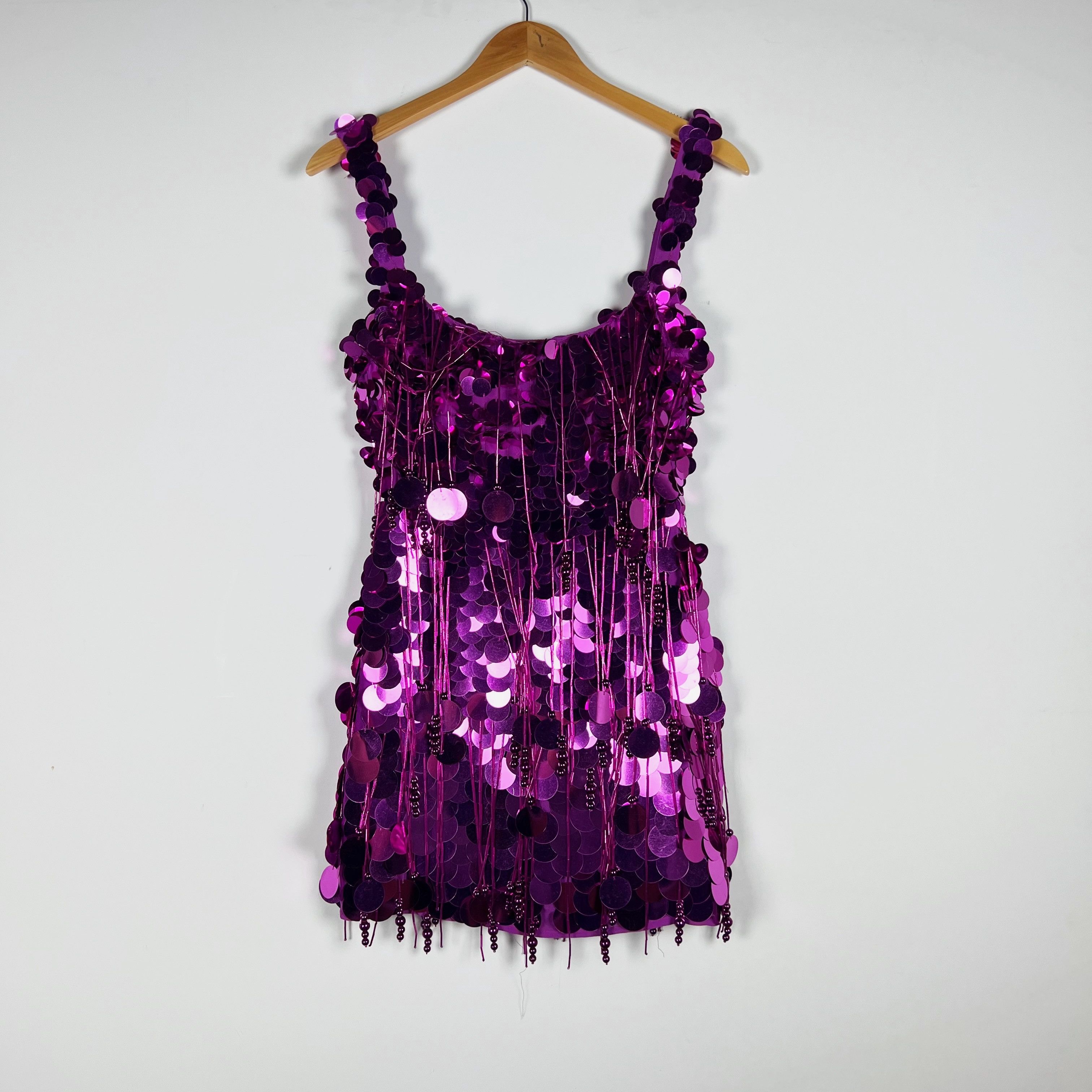 Asos NEW ASOS Design Paillette Sequin Beaded Size XS / US 0-2 / IT 36-38 - 1 Thumbnail