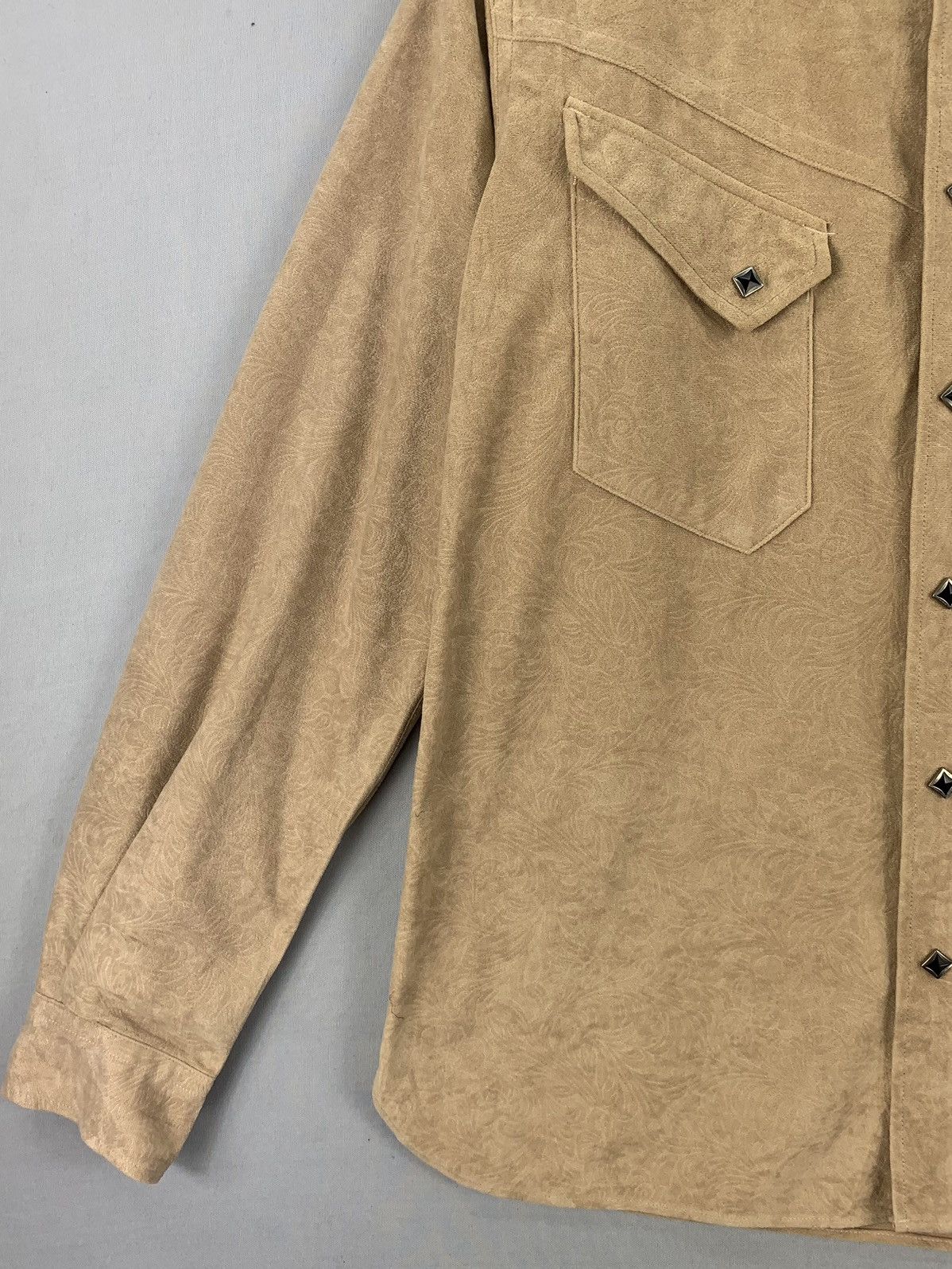 Japanese Brand Vintage Flannel Faux Suede Size US S / EU 44-46 / 1 - 4 Thumbnail