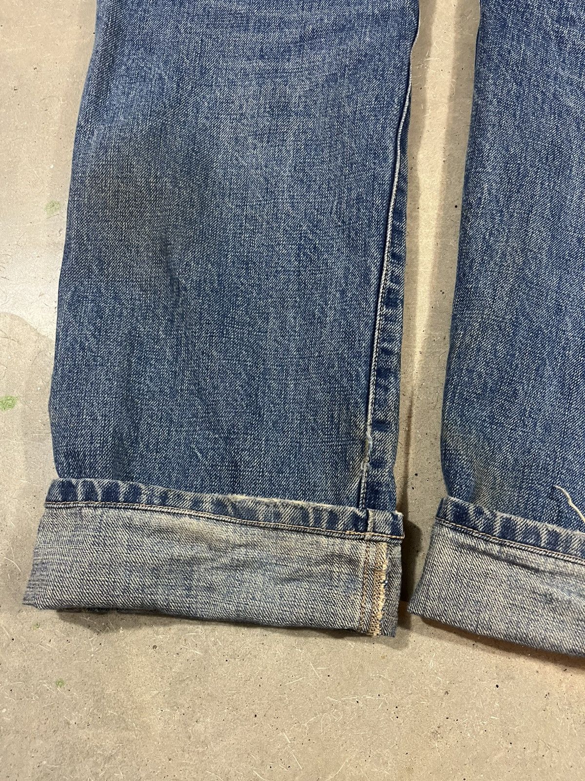 Taylor Stitch Taylor Stitch Slim Fit Selvedge Jeans Faded Blue 35x34 Size US 35 - 6 Thumbnail