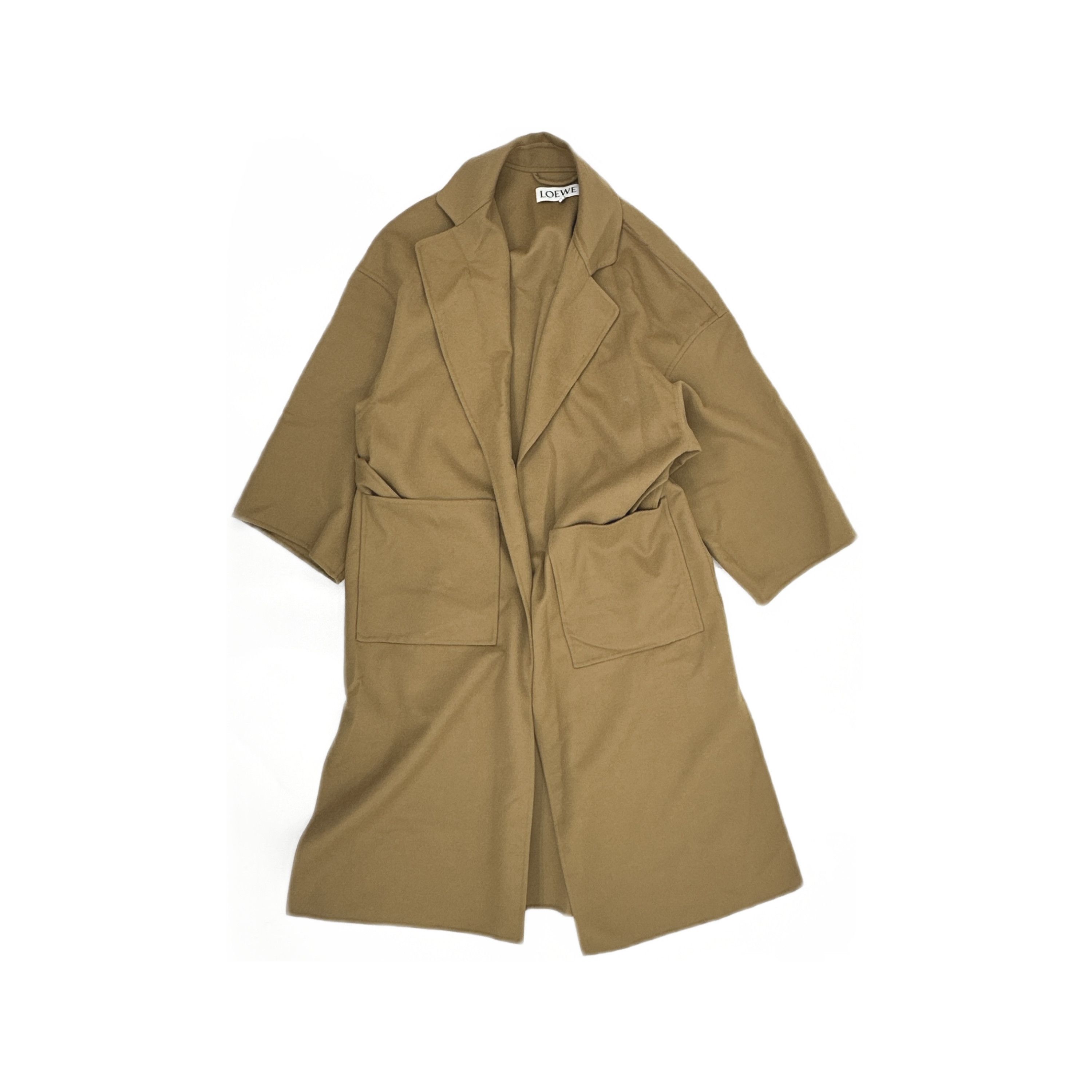 Loewe Loewe Wool Cashmere Belted Coat Size IT 40 Size S / US 4 / IT 40 - 1 Thumbnail