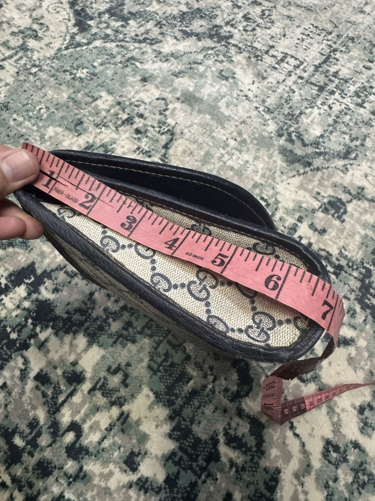 Gucci VINTAGE GUCCI FULL MONOGRAM CLUTCH BAG Size ONE SIZE - 6 Thumbnail