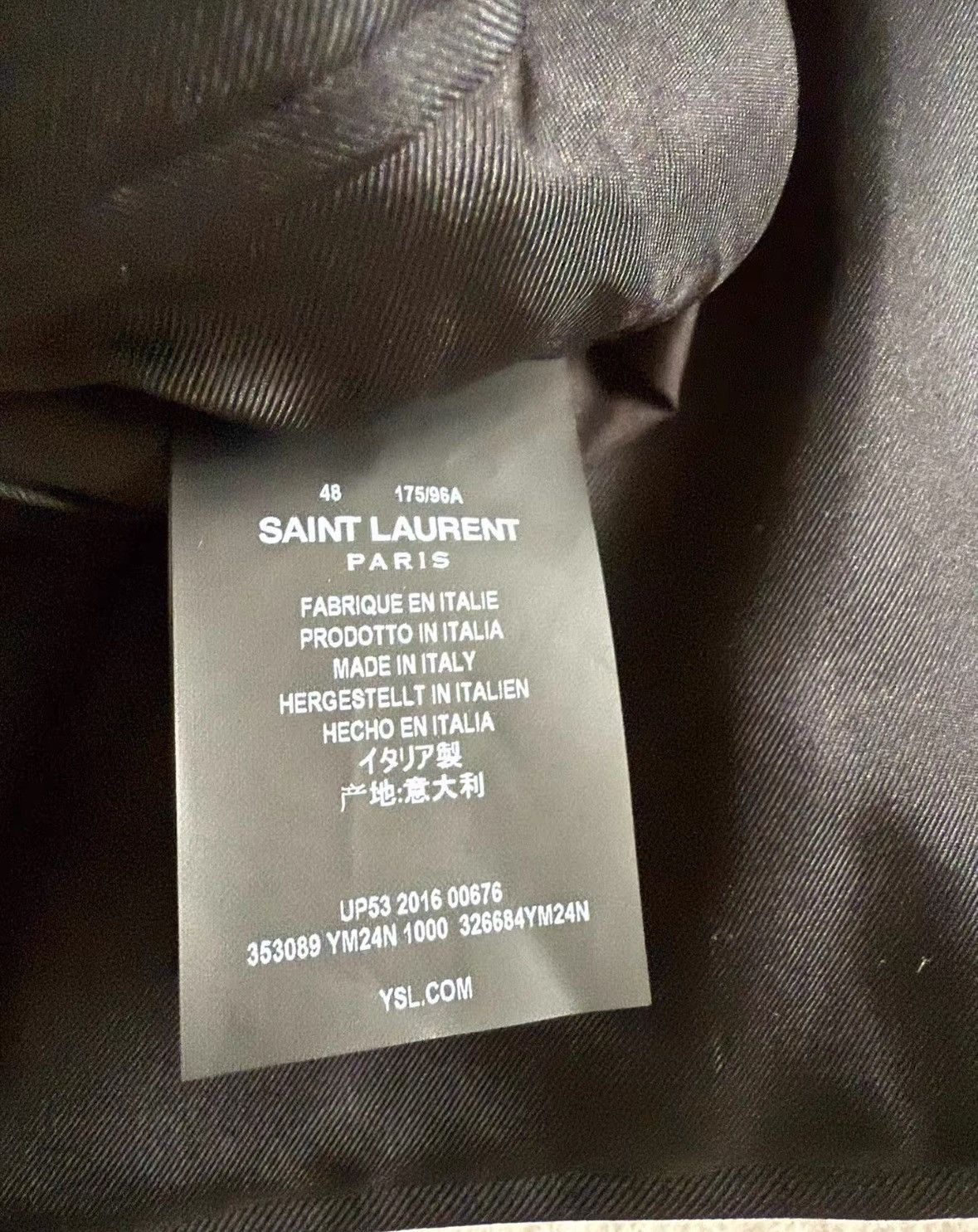Saint Laurent Paris Saint Laurent Paris Le Smoking Size US M / EU 48-50 / 2 - 7 Thumbnail