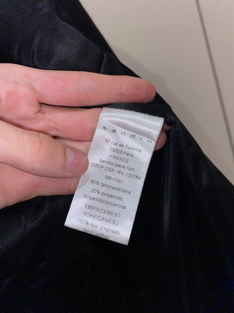 Sandro × Vintage Sandro leather vintage coat Size XS / US 0-2 / IT 36-38 - 11 Thumbnail