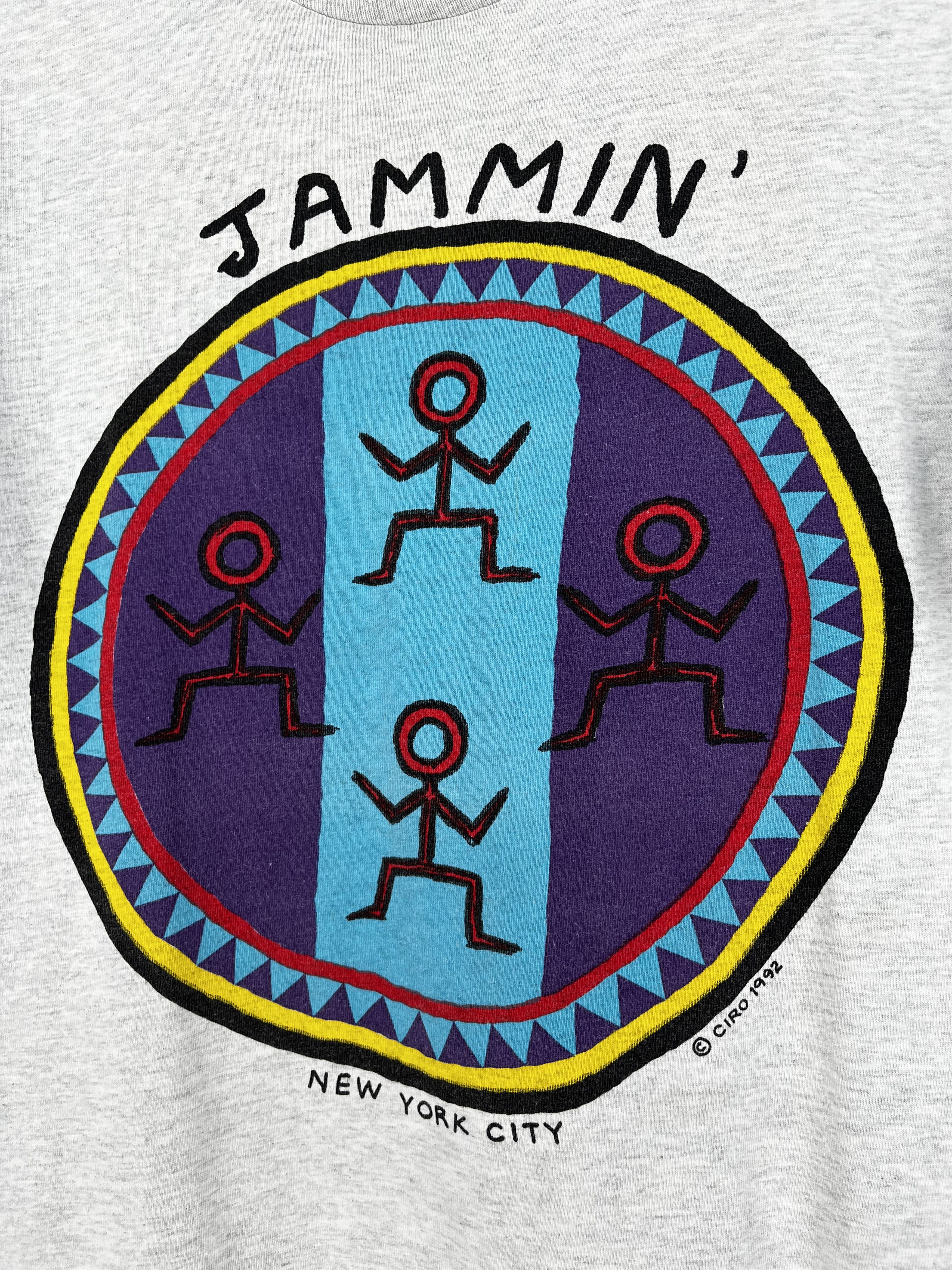 Vintage Vintage 90s Reggae Style Jammin New York City Ciro1992 Size US XL / EU 56 / 4 - 6 Thumbnail