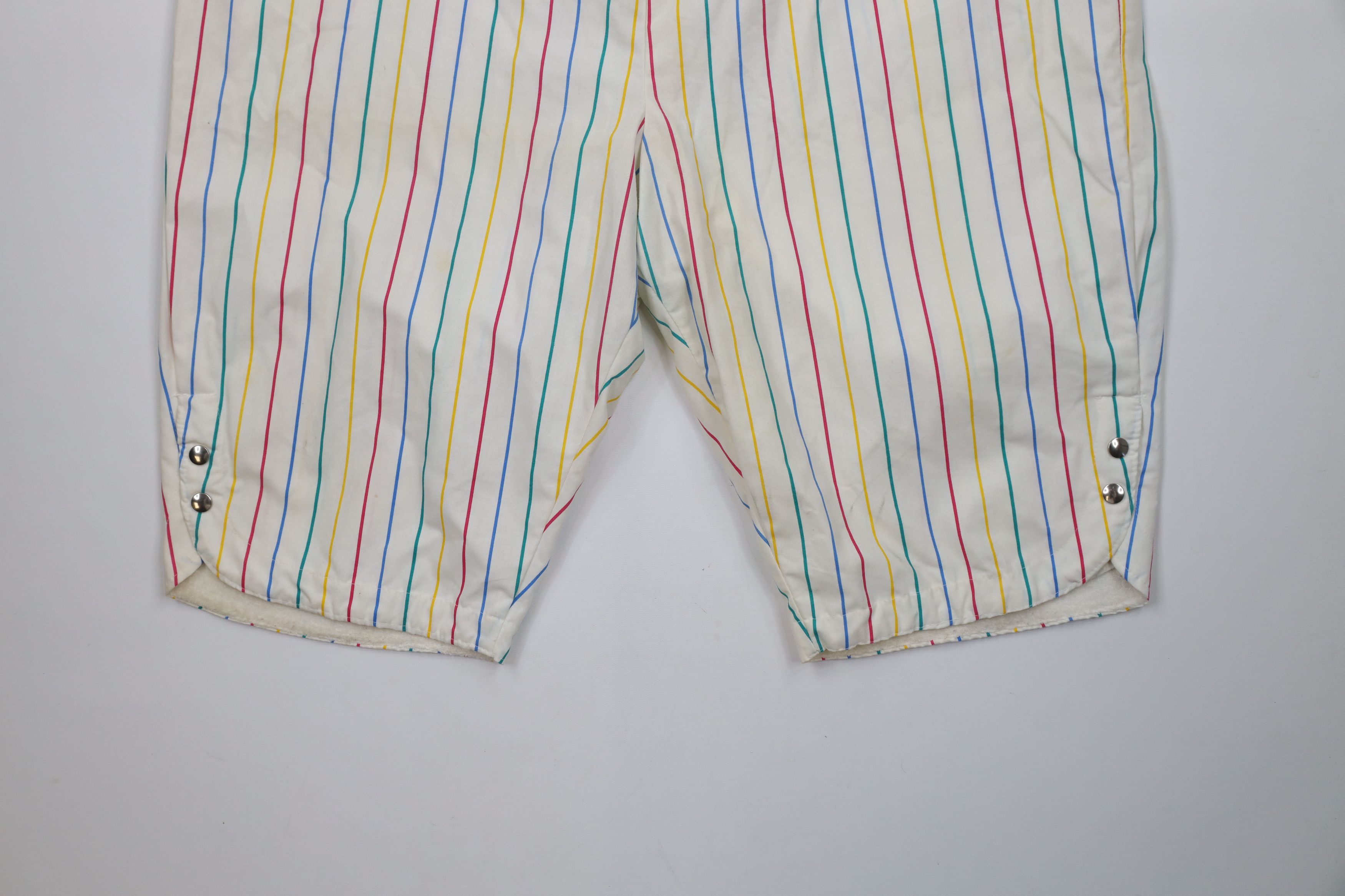 Vintage Vintage 90s Streetwear Striped Sleep Pajamas Shorts USA Size US 44 / EU 60 - 4 Thumbnail