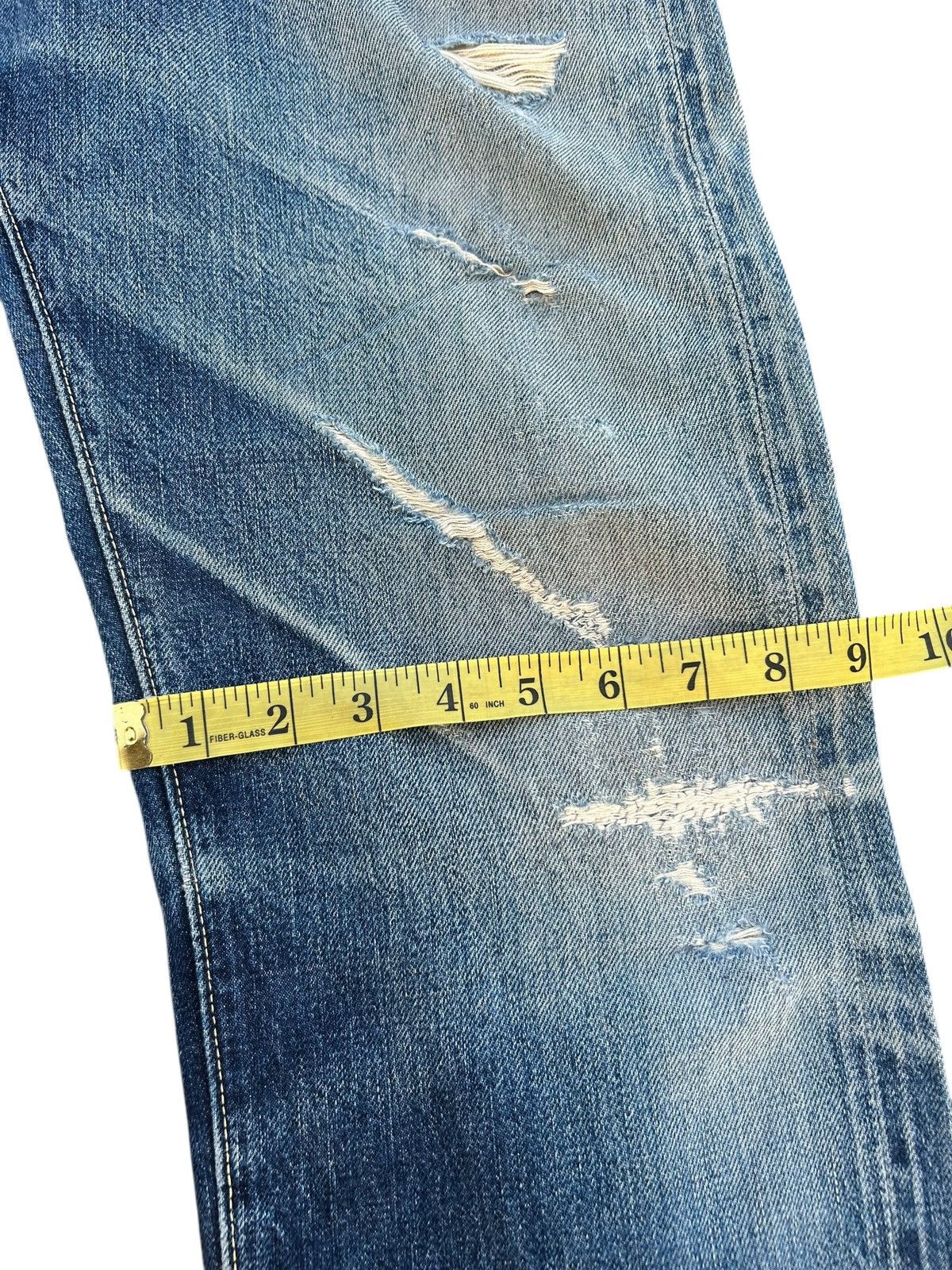 Full Count & Co. × Kapital × Vintage Vintage Full Count Selvedge Distressed Denim Jeans Size US 29 - 23 Thumbnail