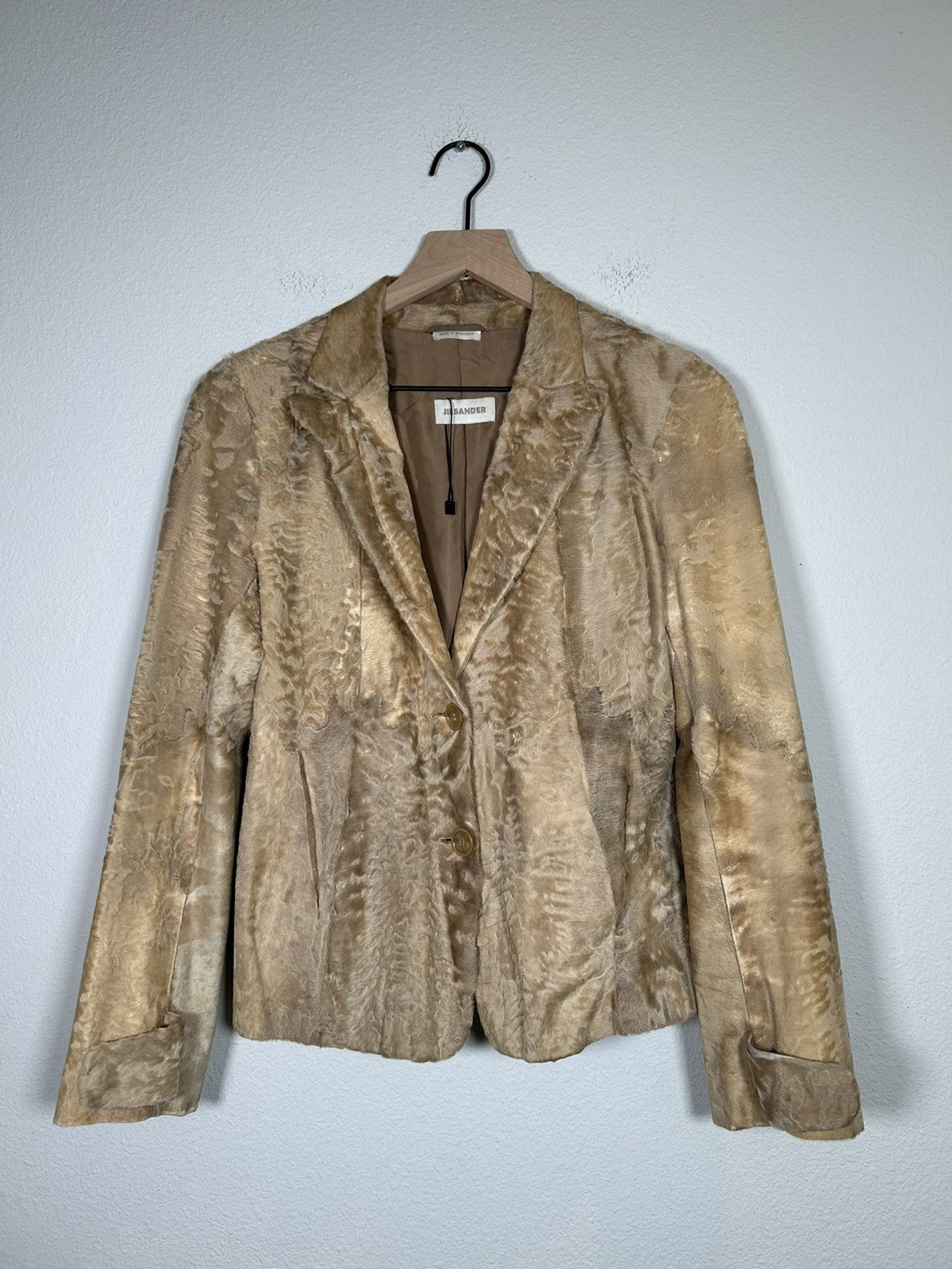 Jil Sander 00’s Ponyhair Patchwork Blazer Size US S / EU 44-46 / 1 - 1 Thumbnail