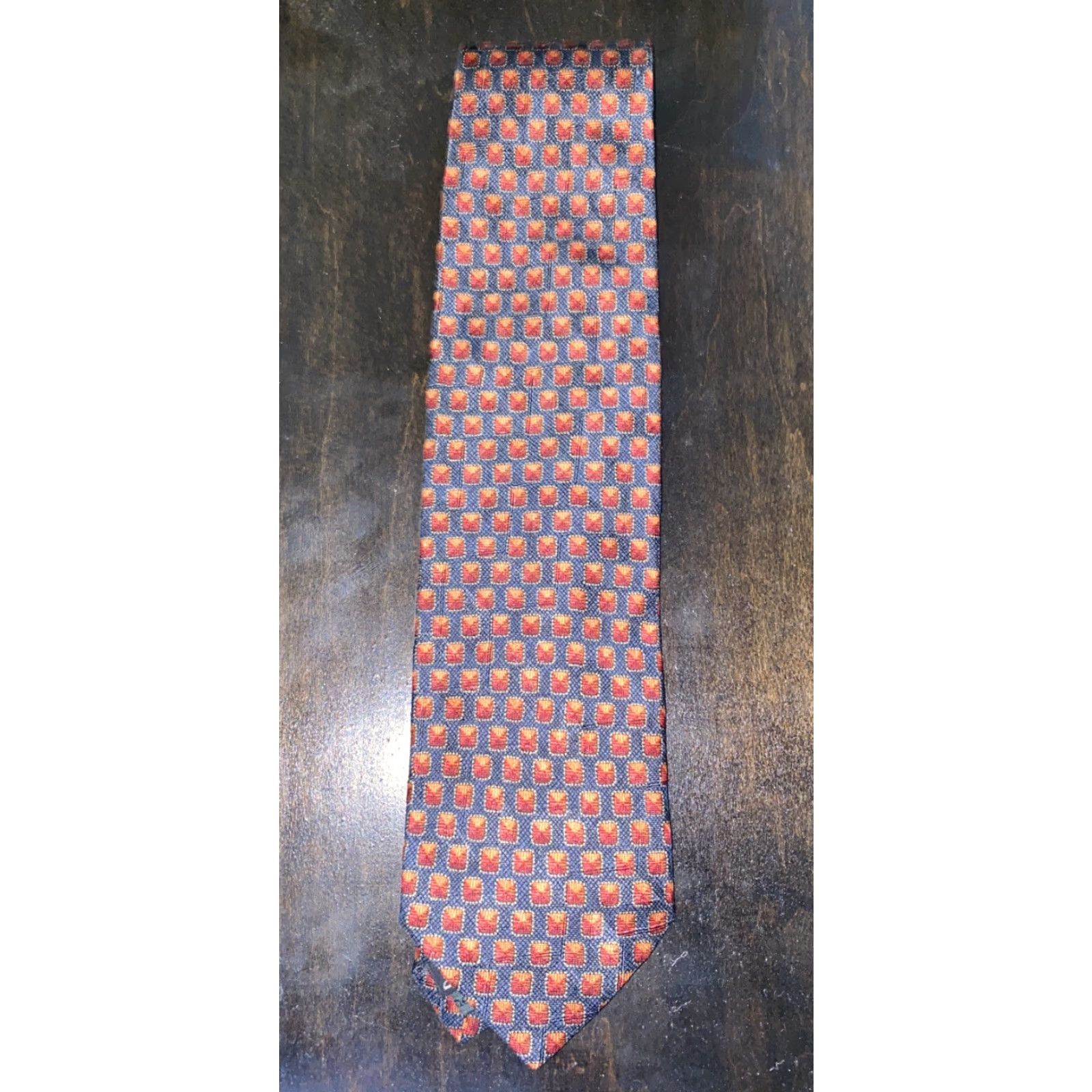 Ermenegildo Zegna Ermenegildo Zegna Tie Silk Geometric Multi-Color 56 In Men Size ONE SIZE - 4 Thumbnail