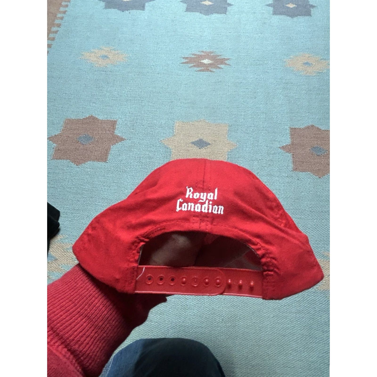 Vintage VINTAGE SnapBack Hat Cap Royal Canadian Whiskey Alcohol Drunk Red Adjustable Mens Cap Size ONE SIZE - 5 Thumbnail
