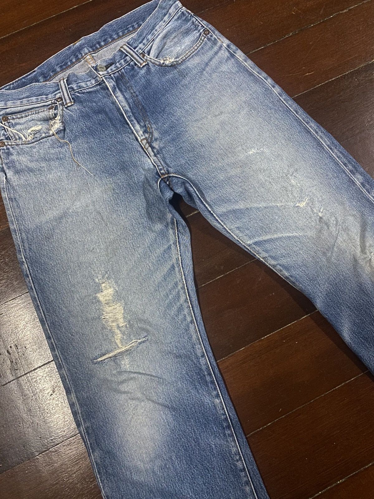 KOJIMA GENES Vintage Japan Kojima genes mud wash distressed non selvedge Size US 32 / EU 48 - 7 Thumbnail