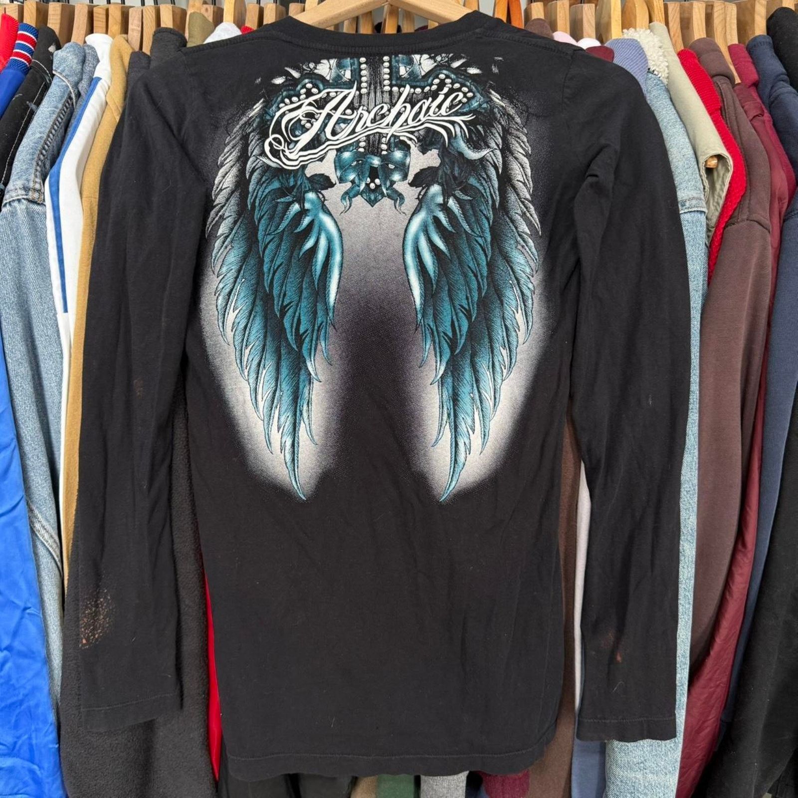 Other Vintage Y2K Archaic Womens Top With Cool Design Size S / US 4 / IT 40 - 6 Thumbnail