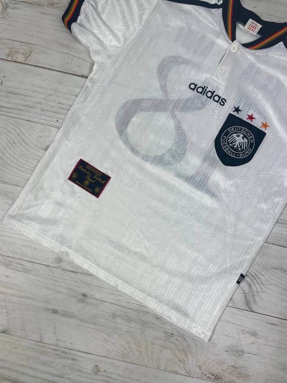 Adidas Adidas Germany 1996 Home Klinsmann #18 Shirt Soccer Jersey Size US S / EU 44-46 / 1 - 4 Thumbnail