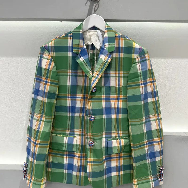 Thom Browne Thom Browne Multicolor Long Sleeve Coat 0089 Size US M / EU 48-50 / 2 - 1 Thumbnail