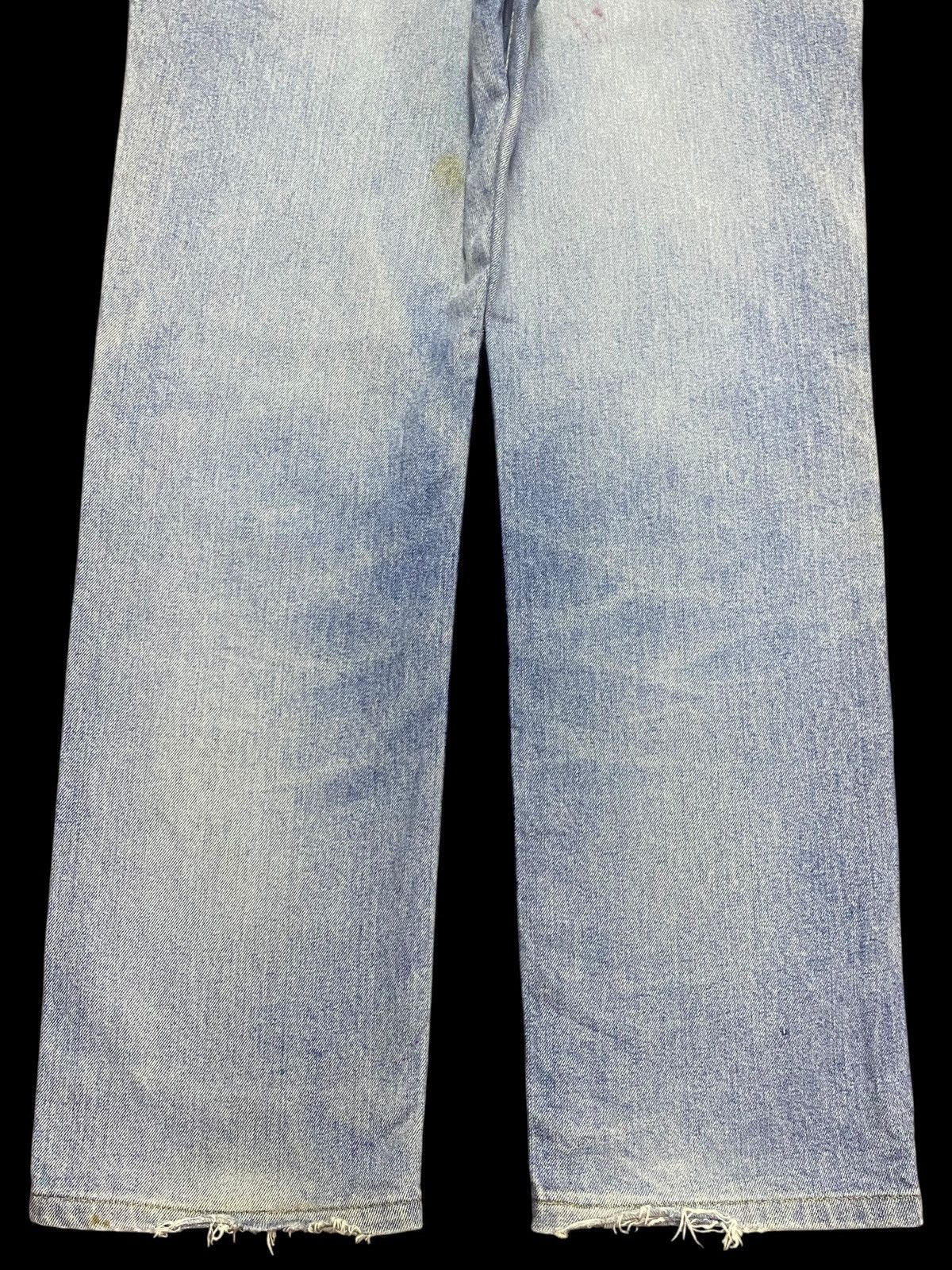 Junya Watanabe Vintage Edwin 403 Japan Faded Wash Distressed Denim Jeans Size US 30 / EU 46 - 6 Thumbnail