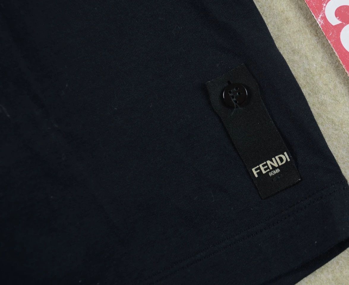 Fendi Fendi Crystal Monster Eye Long Sleeve T-shirt Size US S / EU 44-46 / 1 - 3 Thumbnail