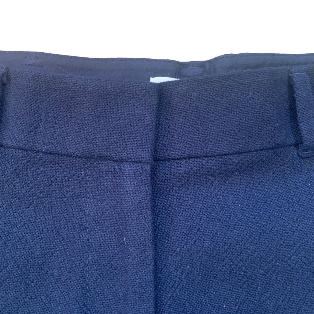 Tory Burch Tory Burch Navy Blue Straight Leg Dress Trousers Lightweight Size 28" / US 6 / IT 42 - 4 Thumbnail