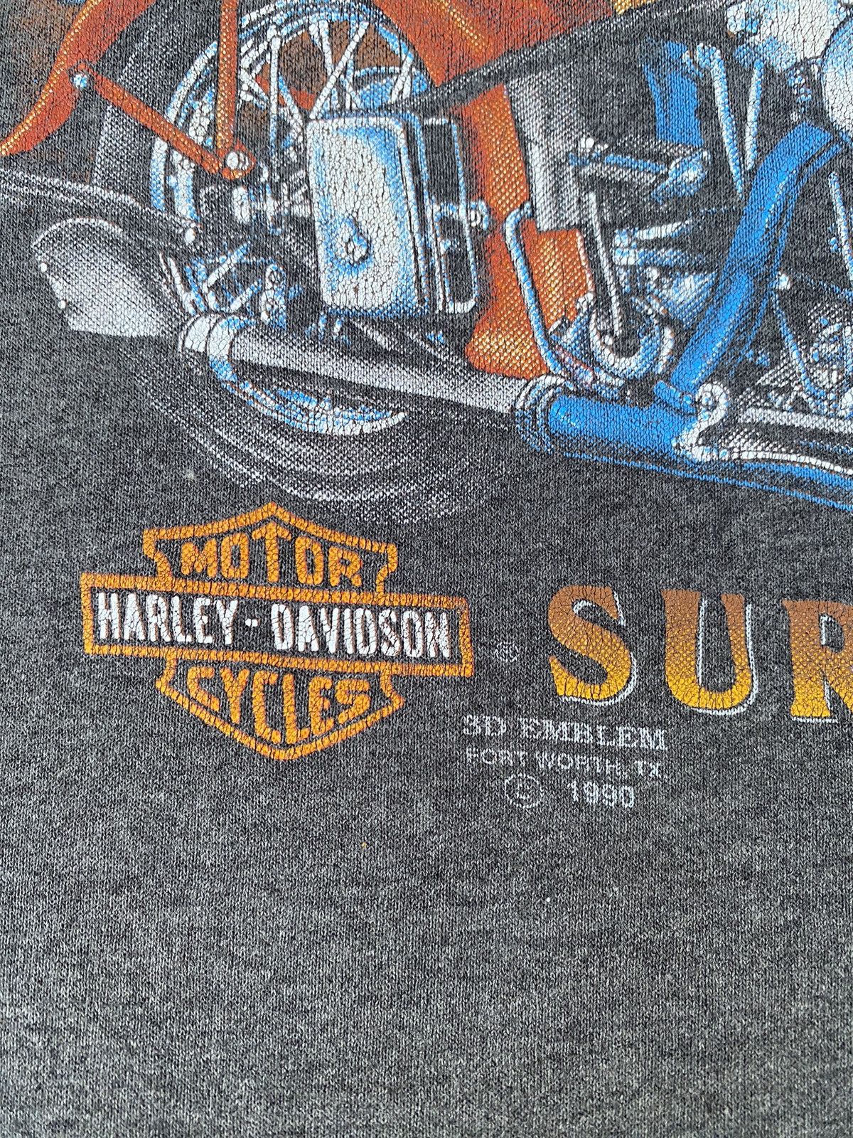 Harley Davidson Vintage 90s Harley Davidson 3D Emblem Sturgis Bison T-Shirt Size US M / EU 48-50 / 2 - 3 Thumbnail