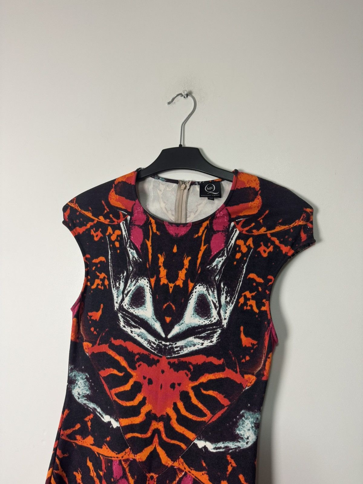 Alexander McQueen McQ Alexander McQueen Insect Kaleidoscope PrintDress Luxury Size L / US 10 / IT 46 - 3 Thumbnail