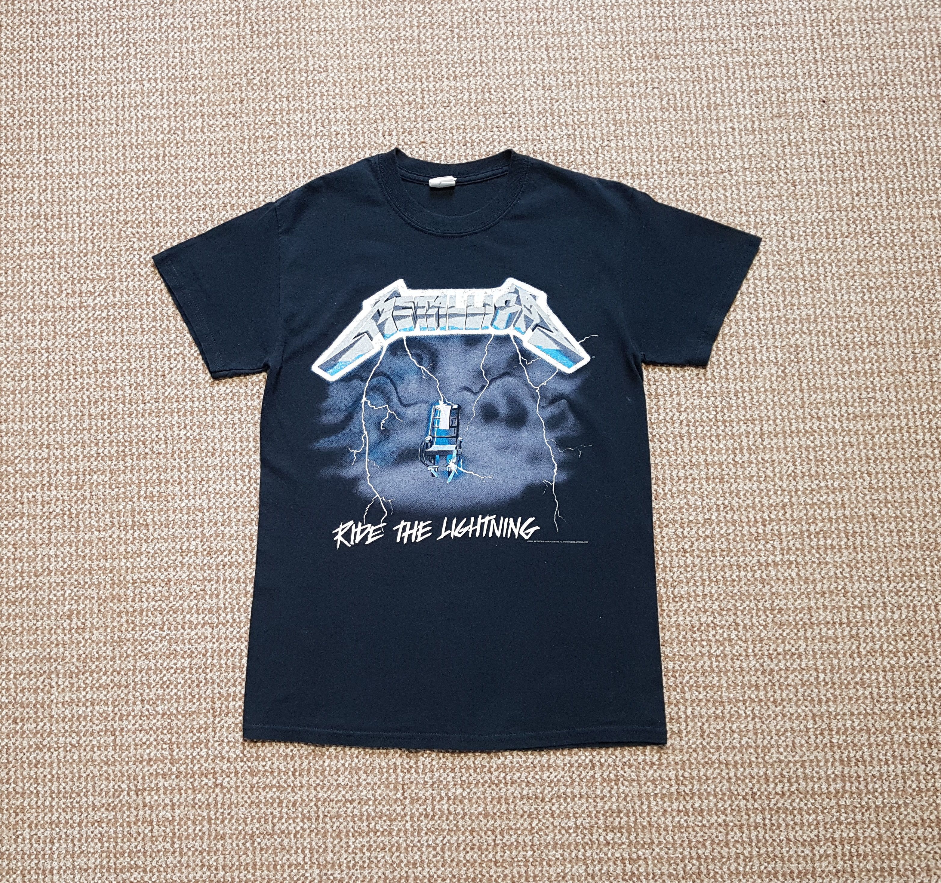 Metallica Metallica Vintage 2007 Ride The Lightning T Shirt Band S Size US S / EU 44-46 / 1 - 2 Thumbnail