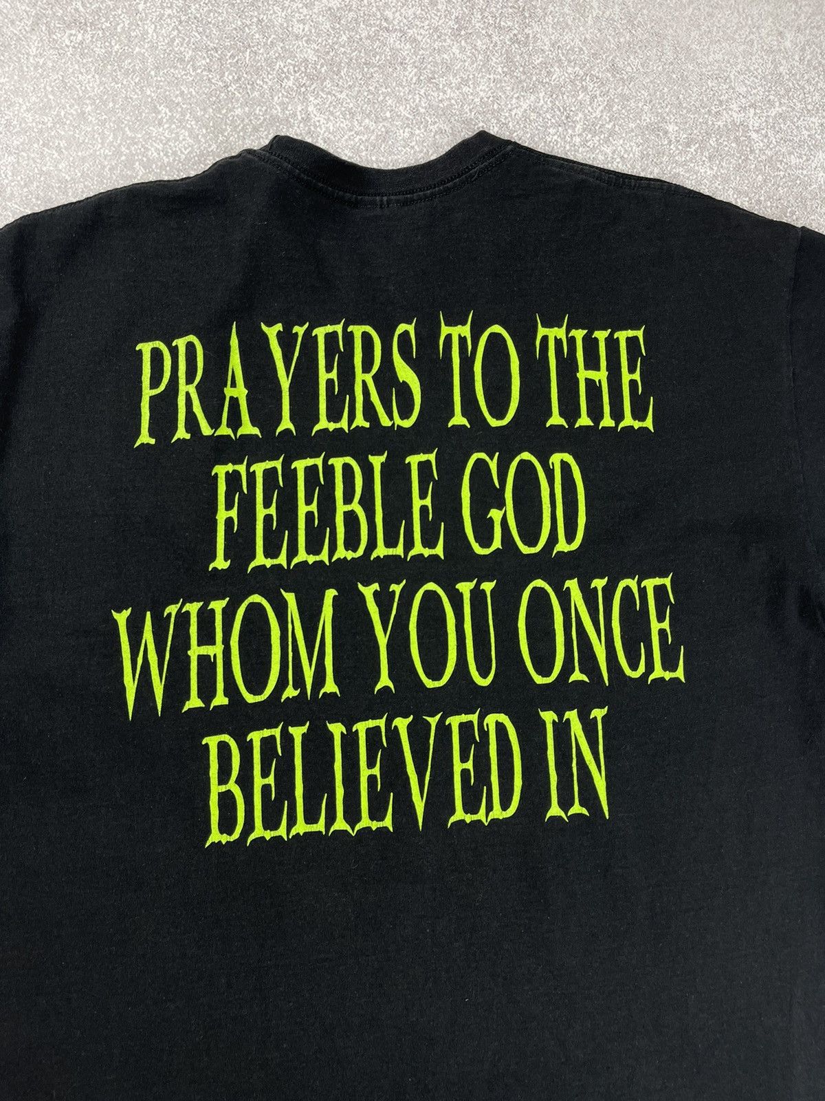 Vintage Vintage Suffocation And Jesus Wept T-Shirt Size M Size US M / EU 48-50 / 2 - 6 Thumbnail